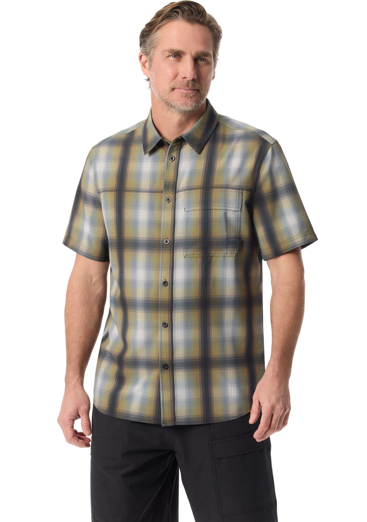 Mens Plaid Printed Shirt