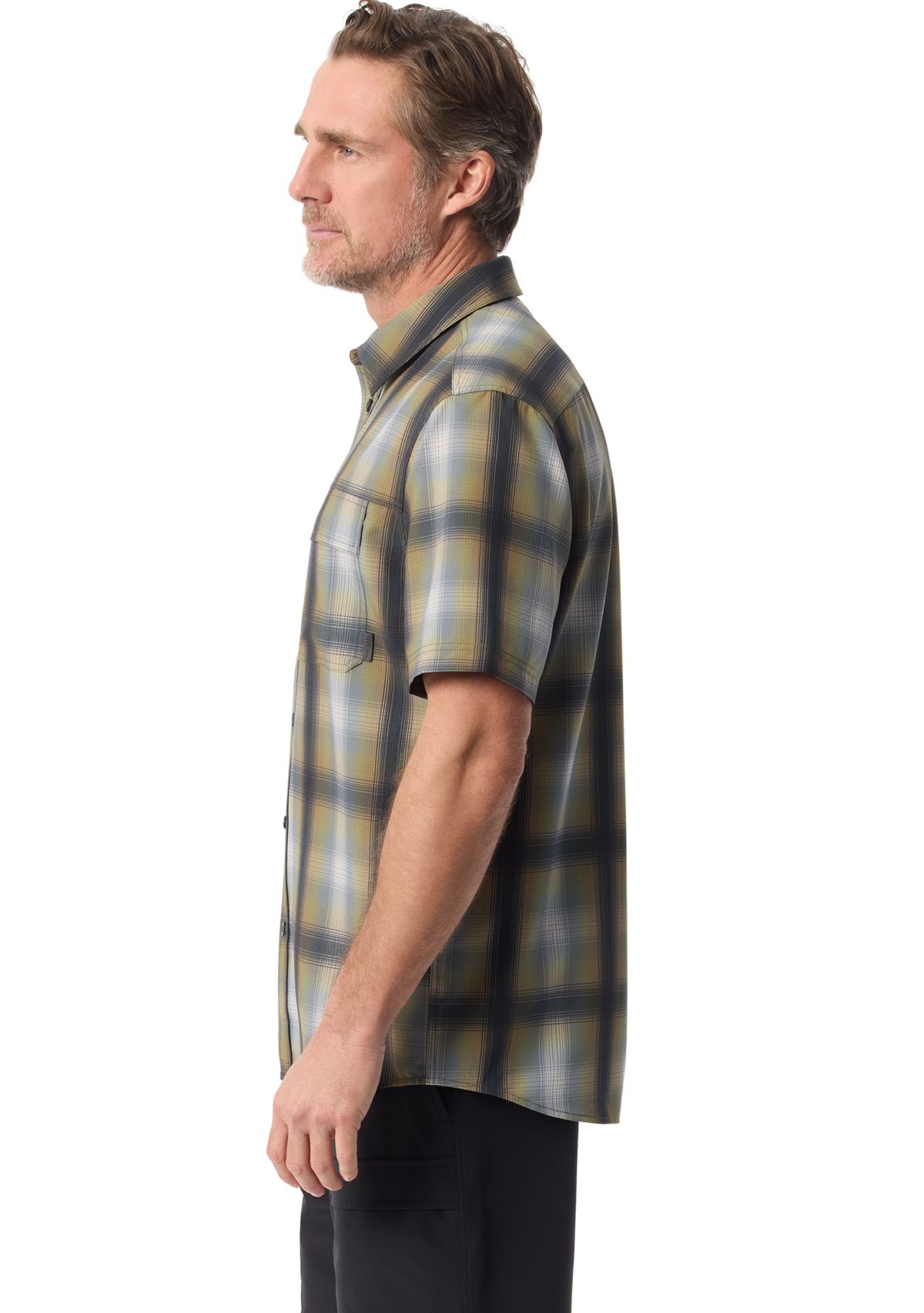 Mens Plaid Printed Shirt