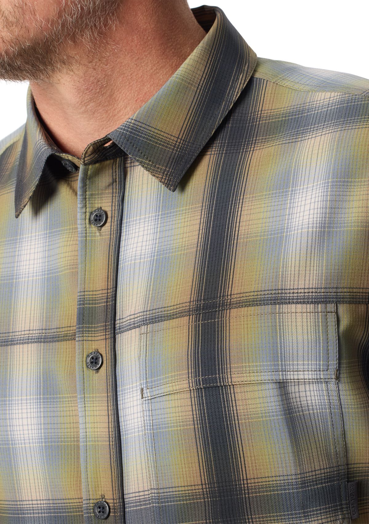 Mens Plaid Printed Shirt