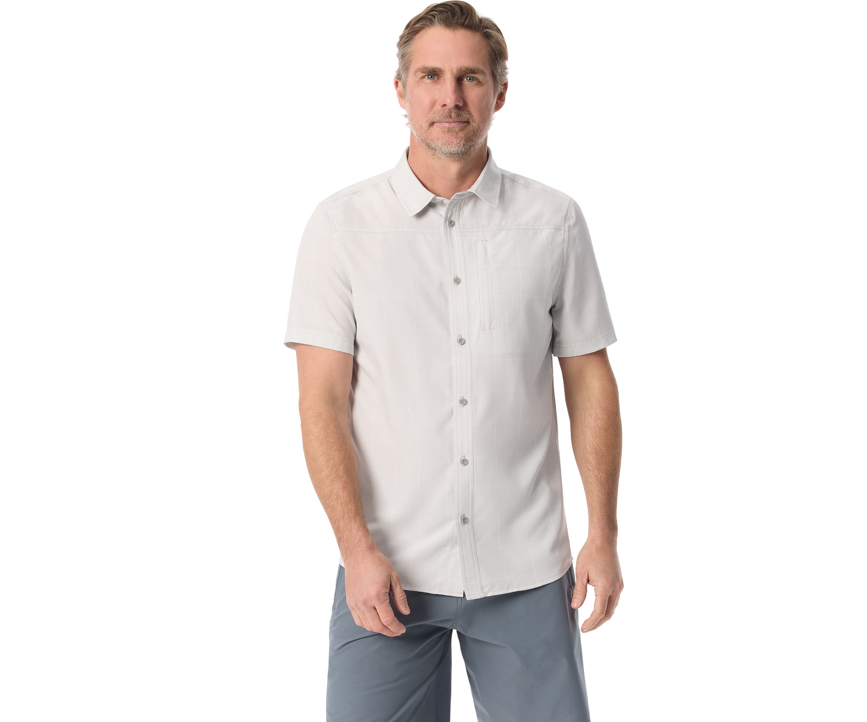 Mens Short Sleeve Cationic Shirt