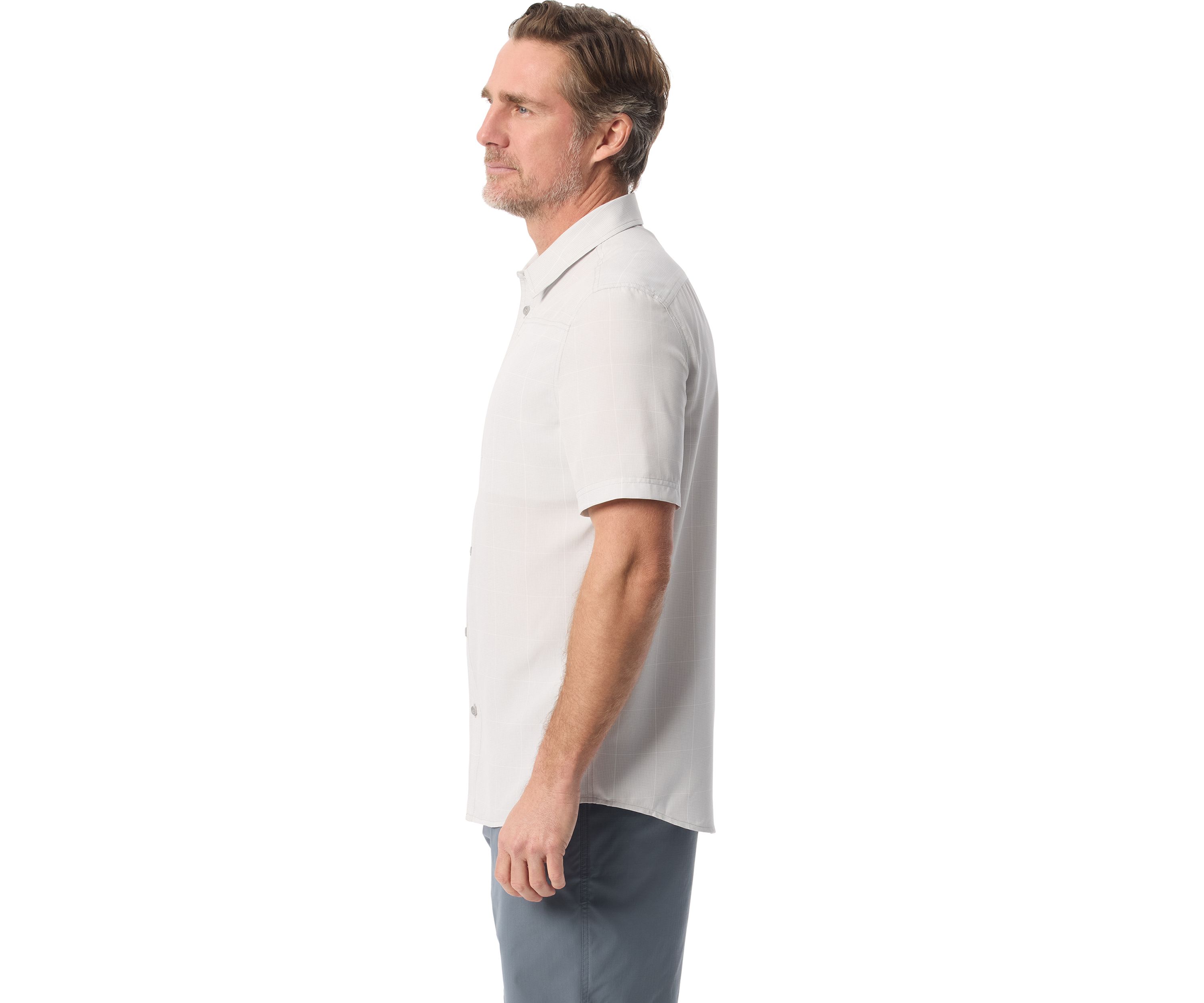 Mens Short Sleeve Cationic Shirt