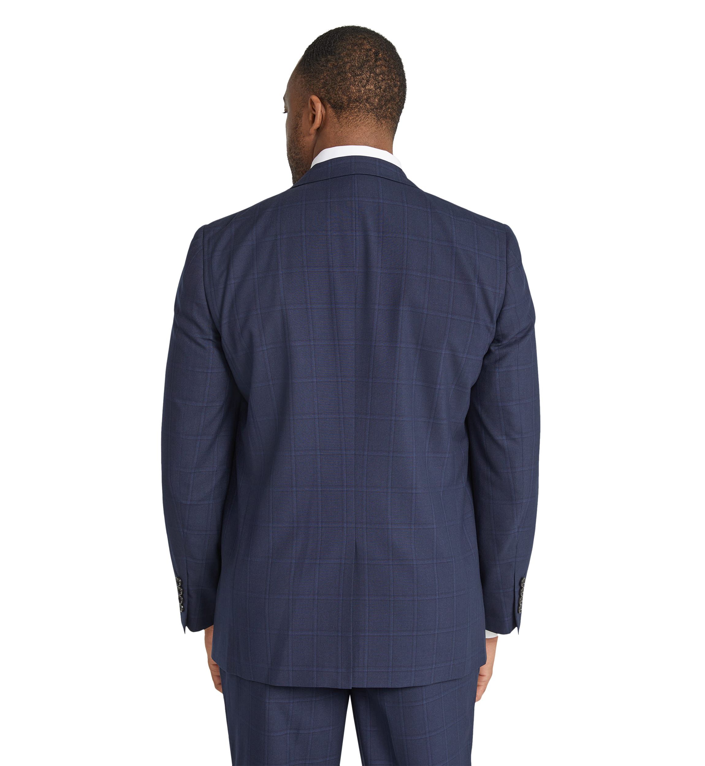 Big & Tall Damon Check Suit Jacket