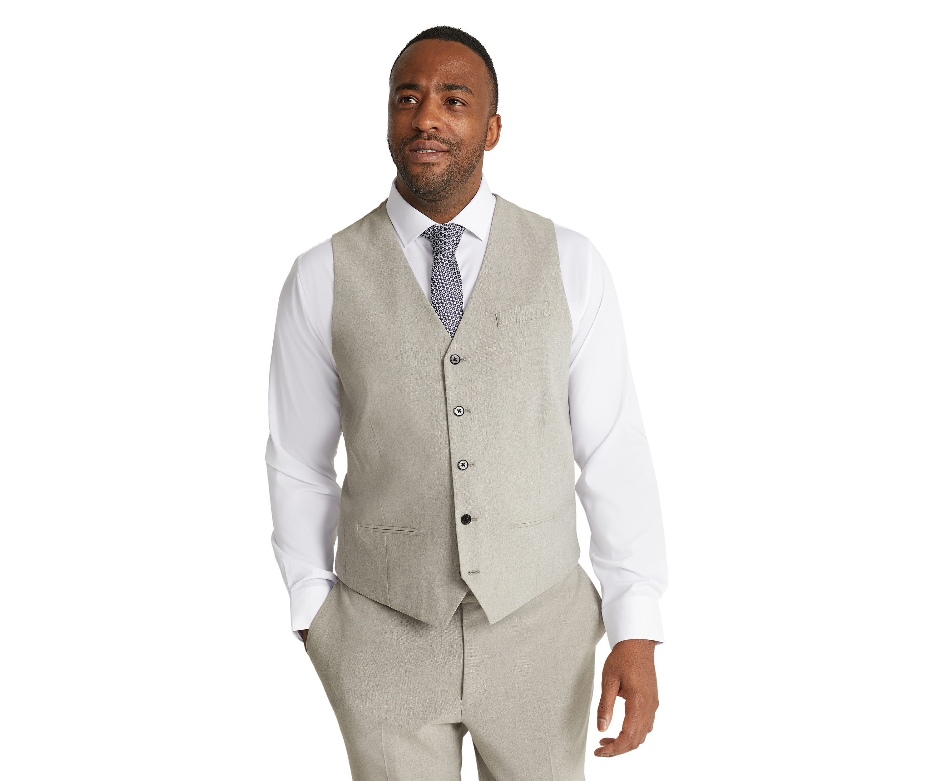 Big & Tall Clooney Stretch Waistcoat