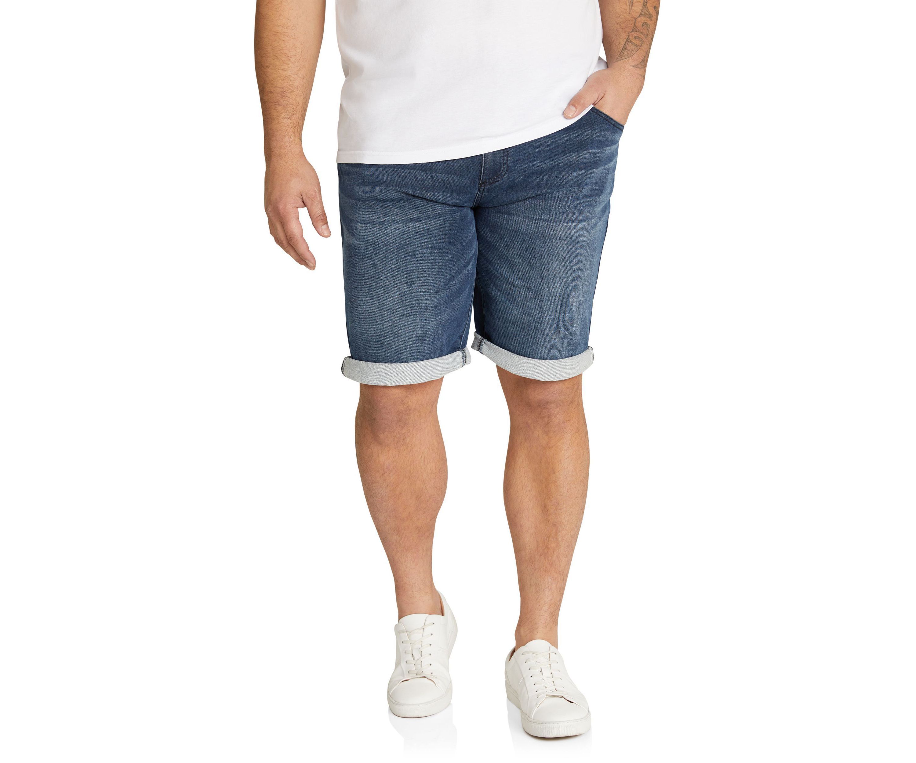 Big & Tall Deran Knit Denim Short