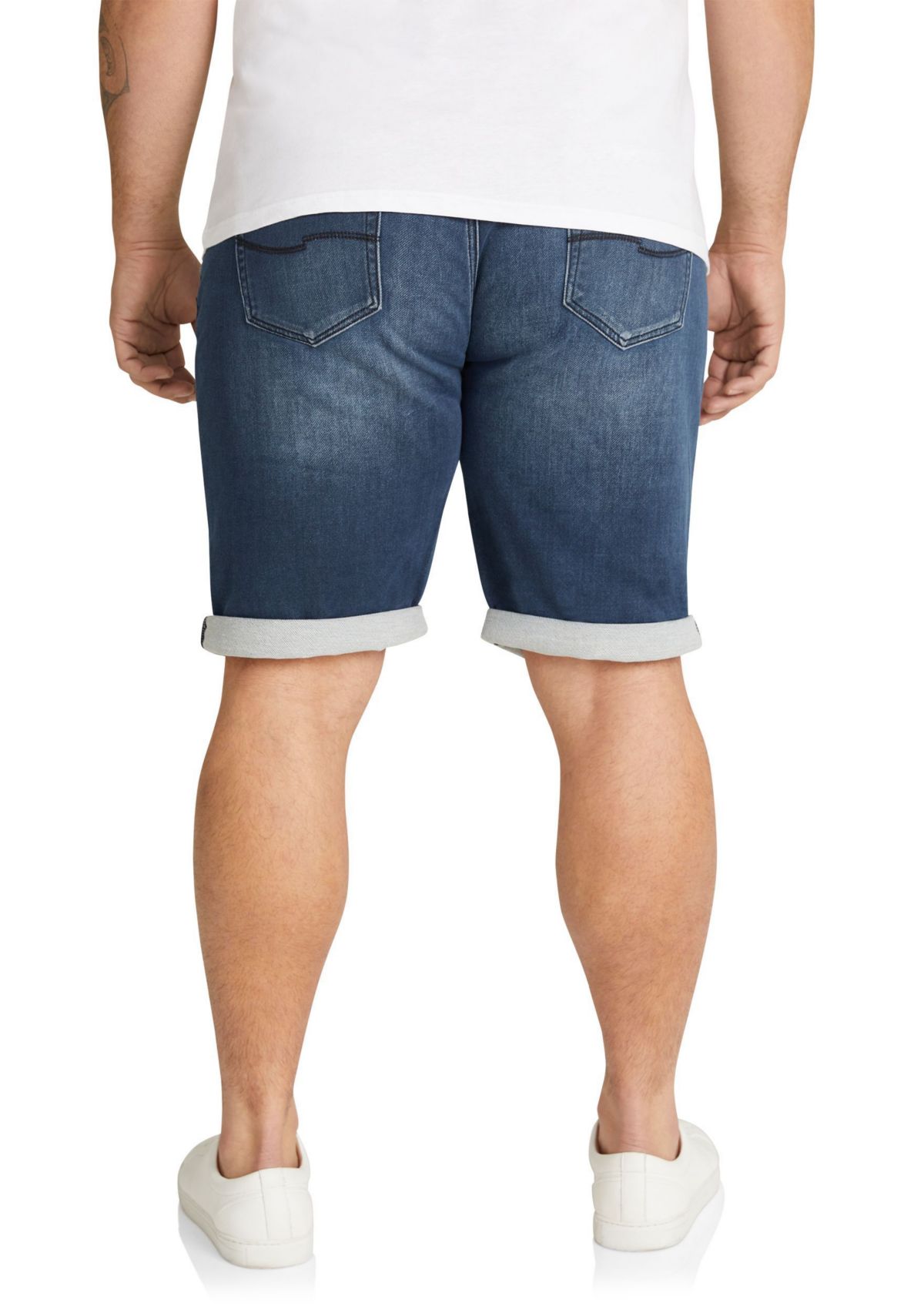 Big & Tall Deran Knit Denim Short