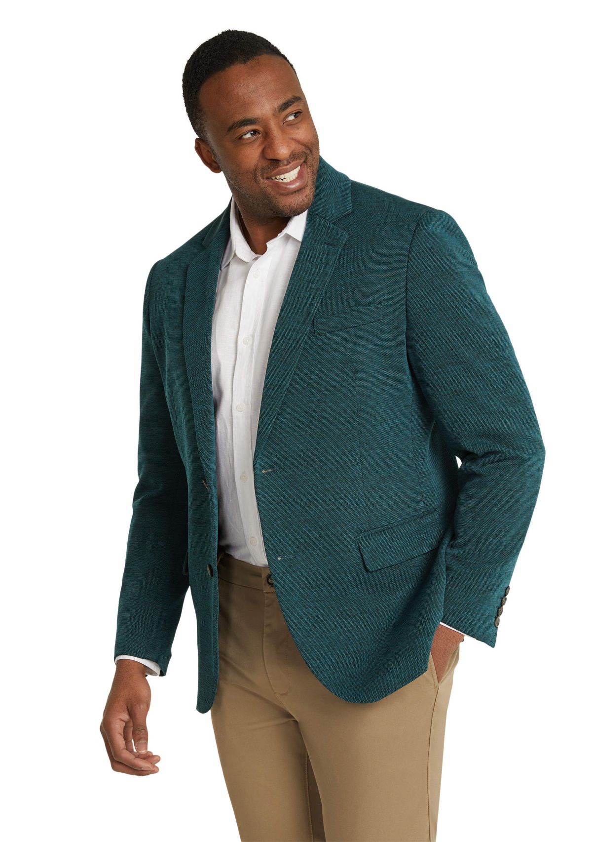 Big & Tall Johnny Bigg Mens Wesley Textured Stretch Blazer