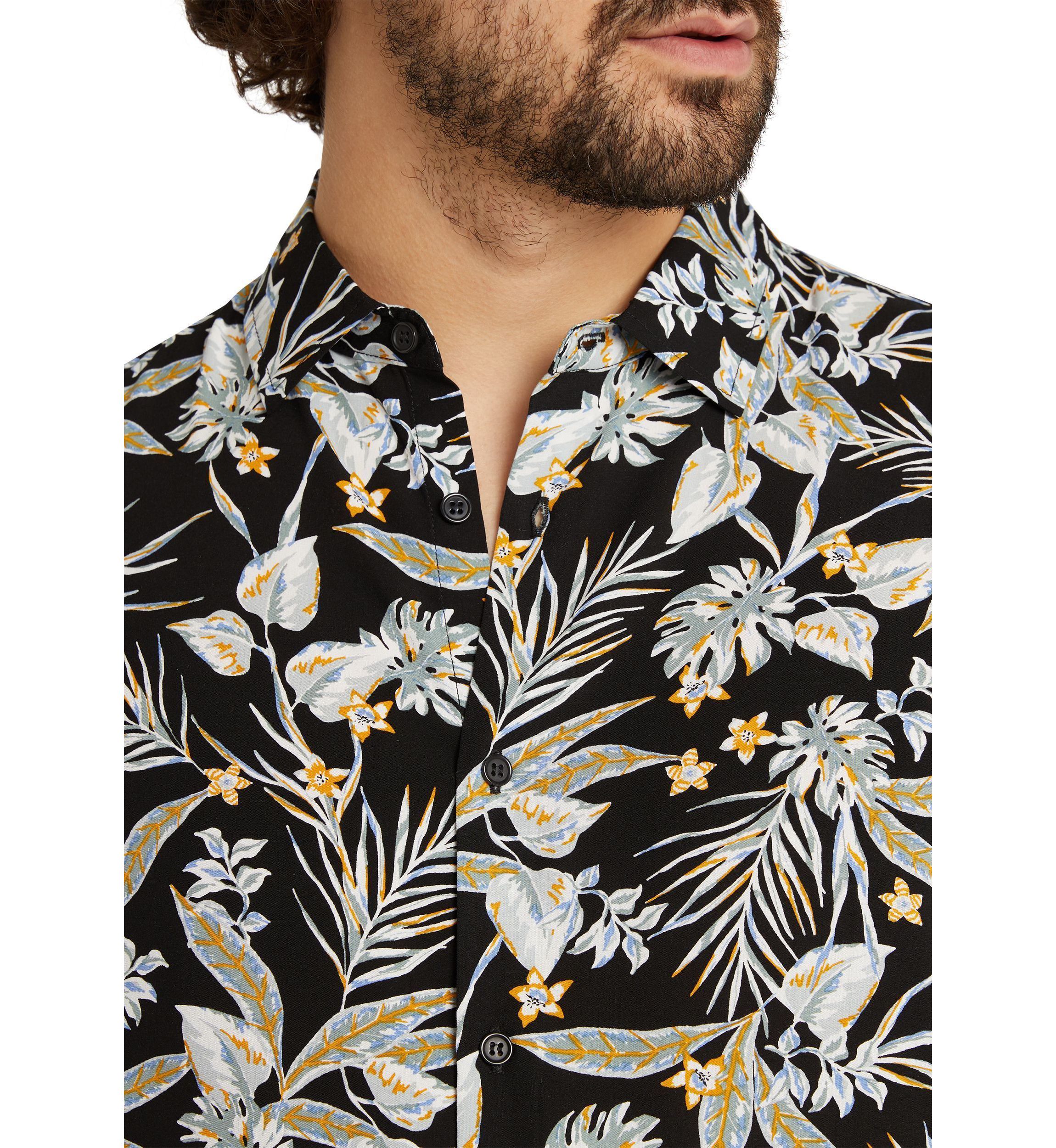 Big & Tall Tropics Print Shirt