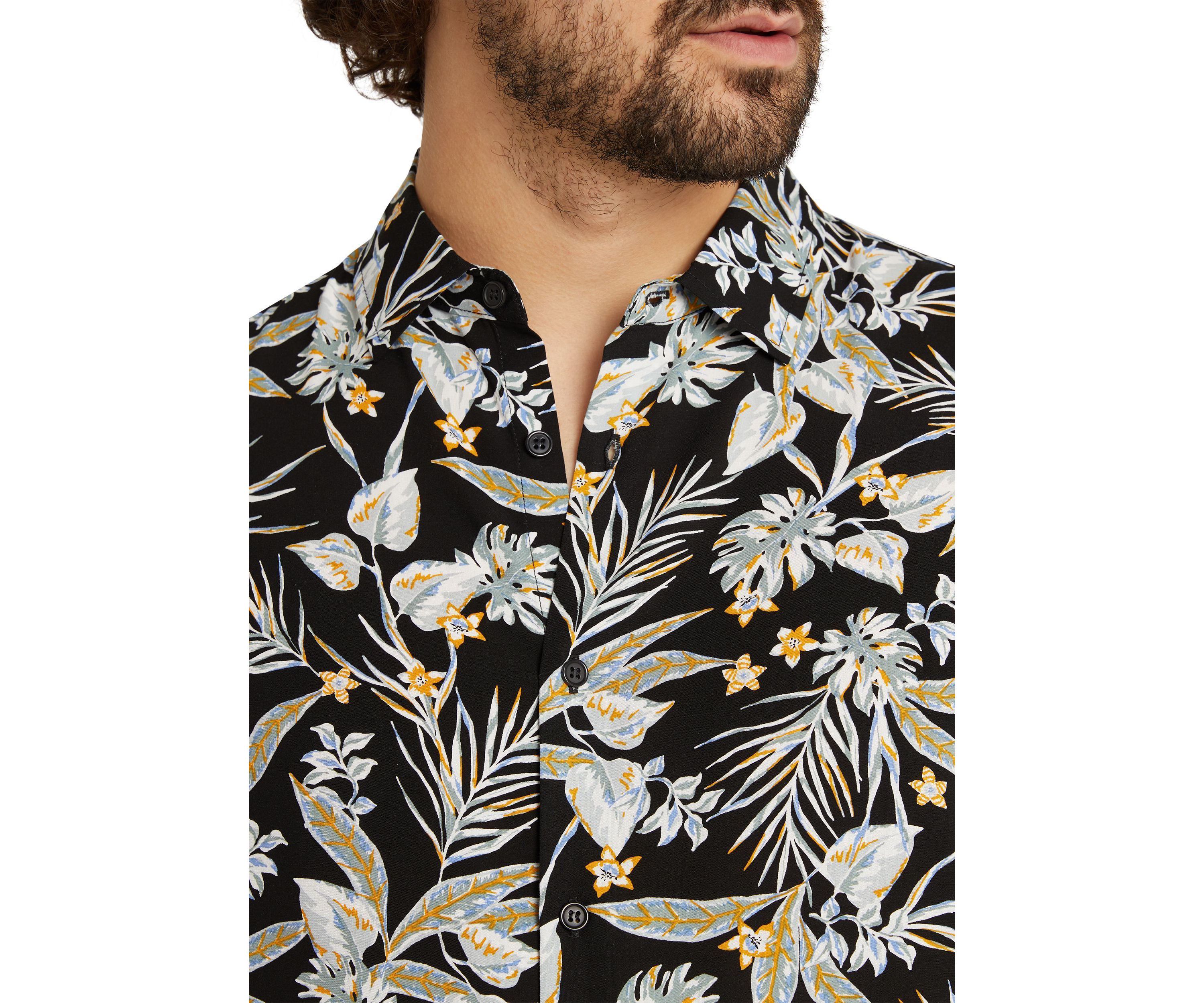 Big & Tall Tropics Print Shirt