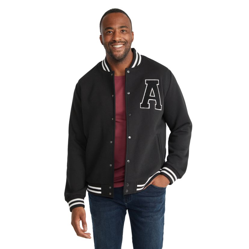 Big & Tall Letterman Jacket