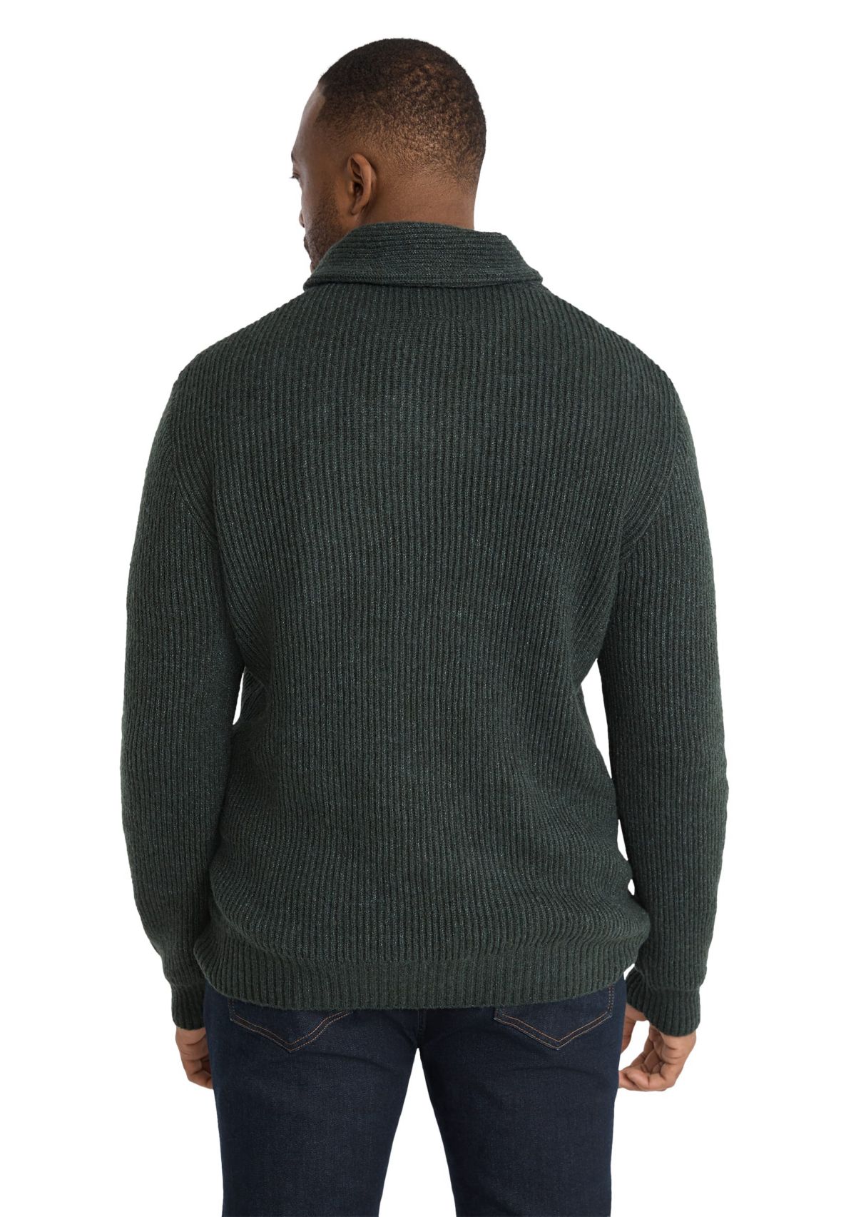 Big & Tall Porter Shawl Neck Sweater