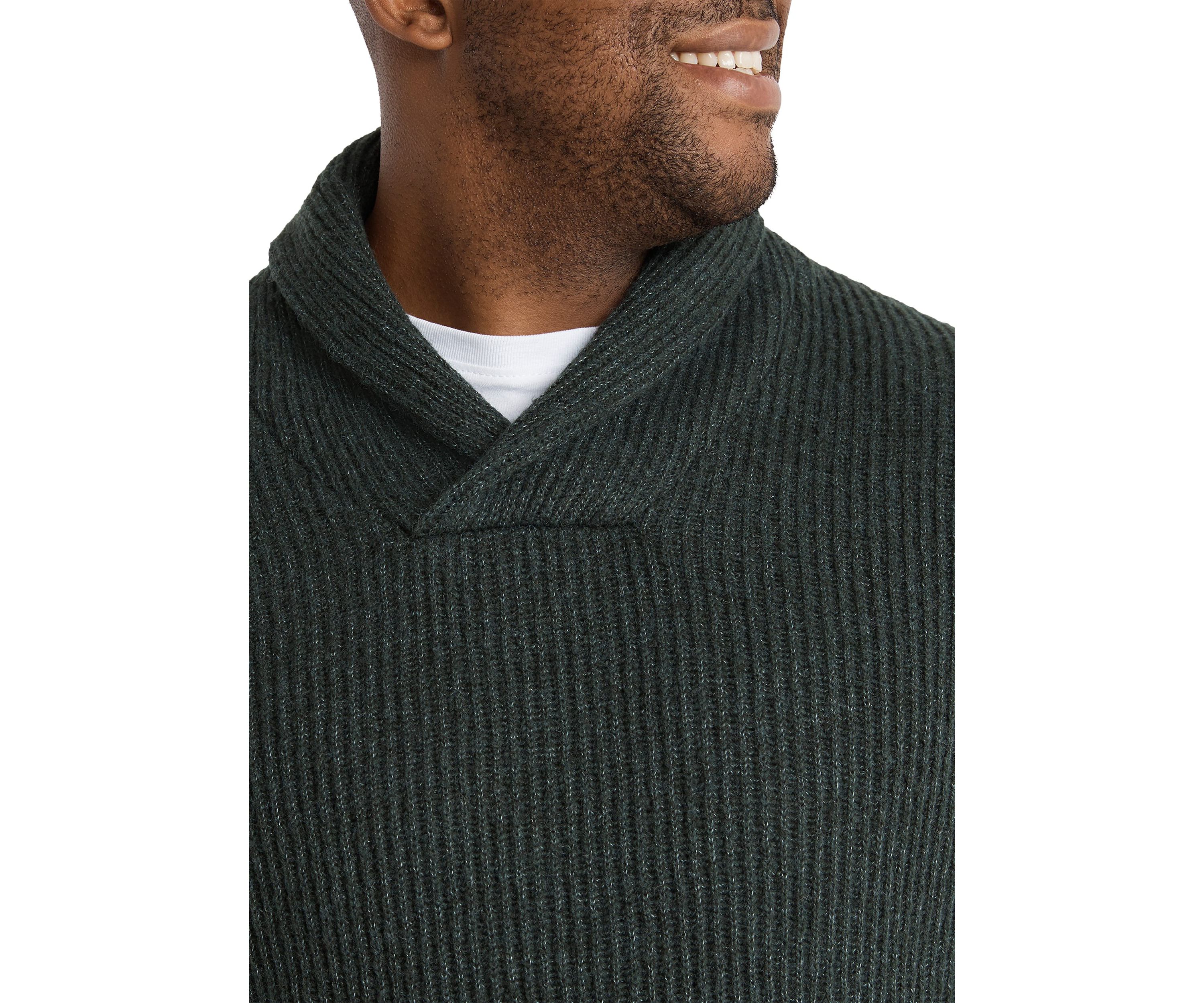 Big & Tall Porter Shawl Neck Sweater