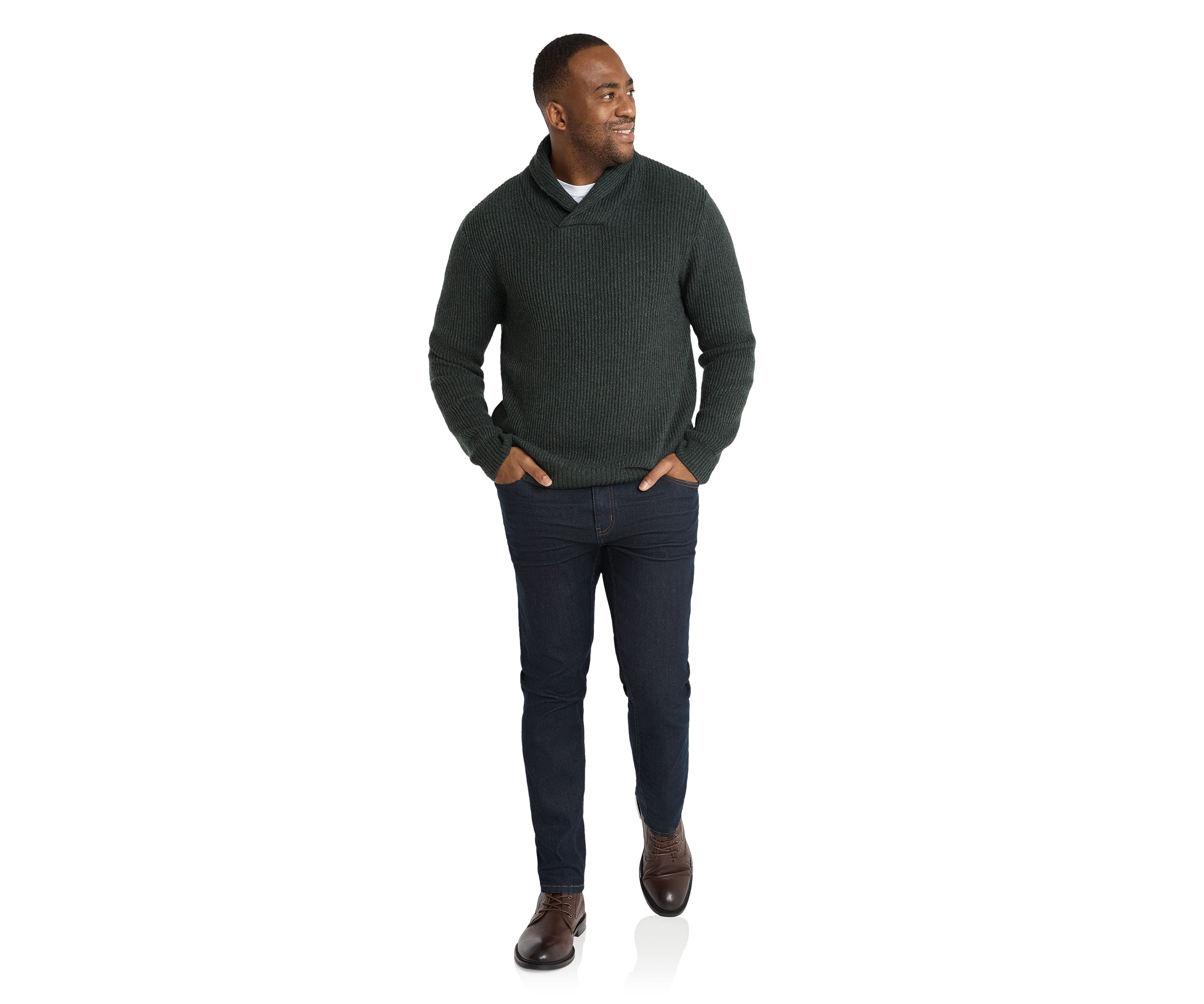 Big & Tall Porter Shawl Neck Sweater
