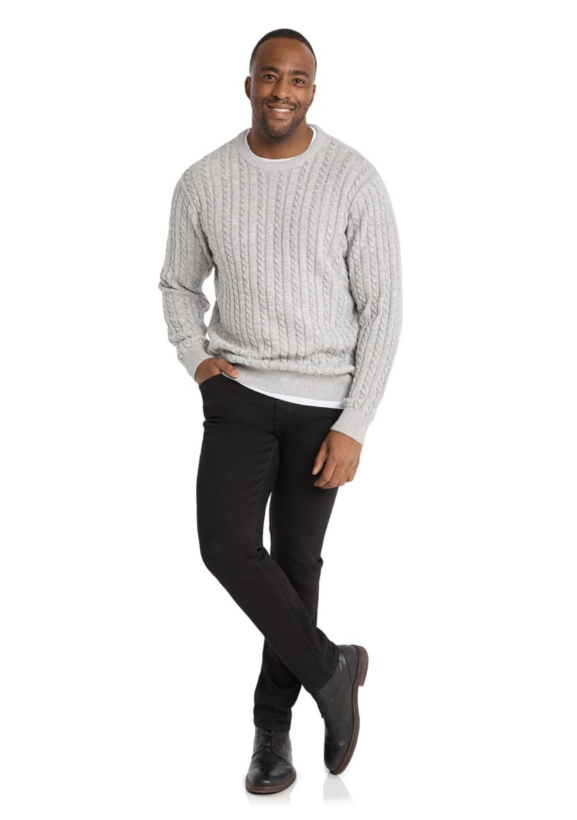 Big & Tall Rudy Cable Sweater