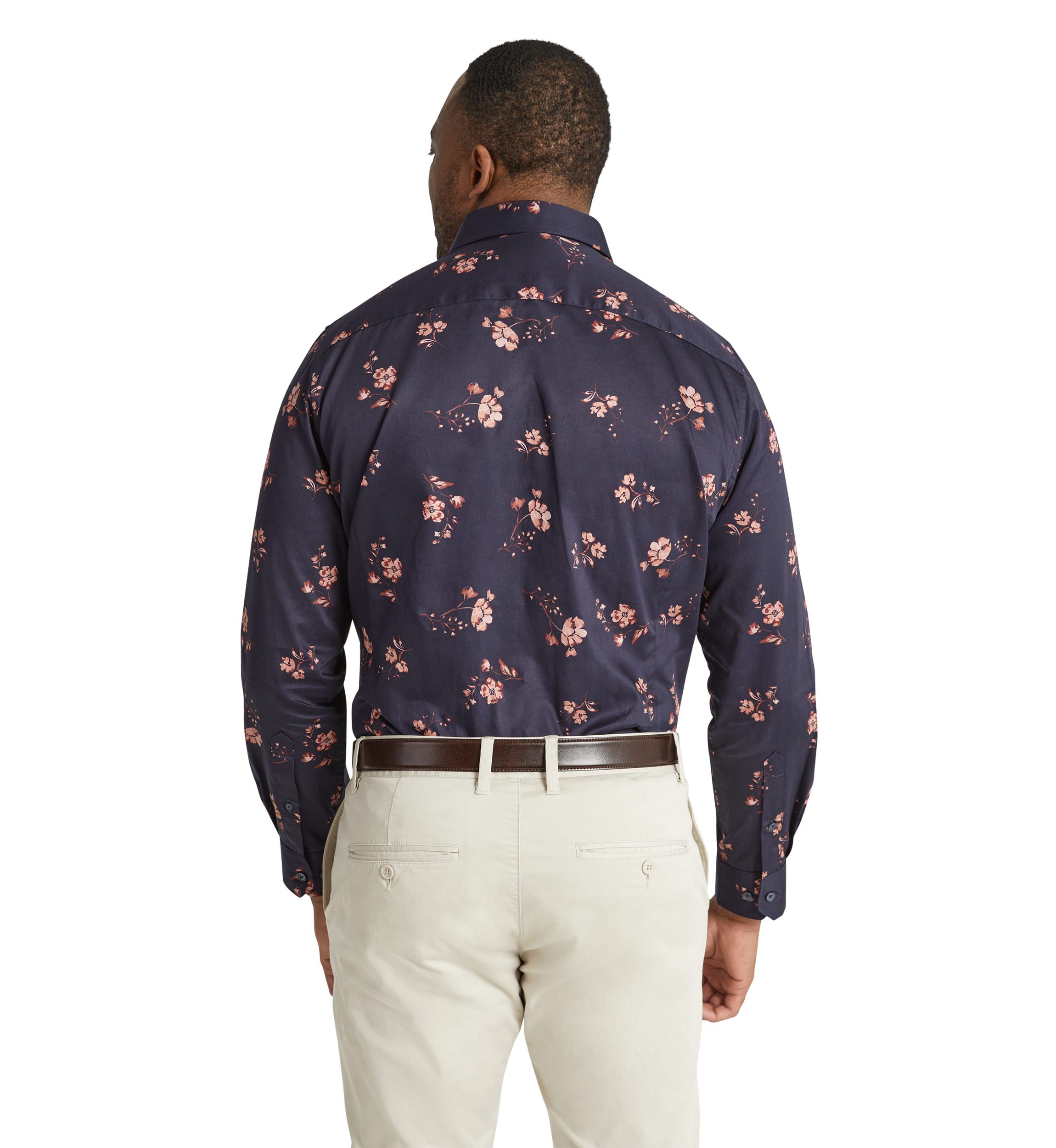 Big & Tall Clayton Floral Print Shirt