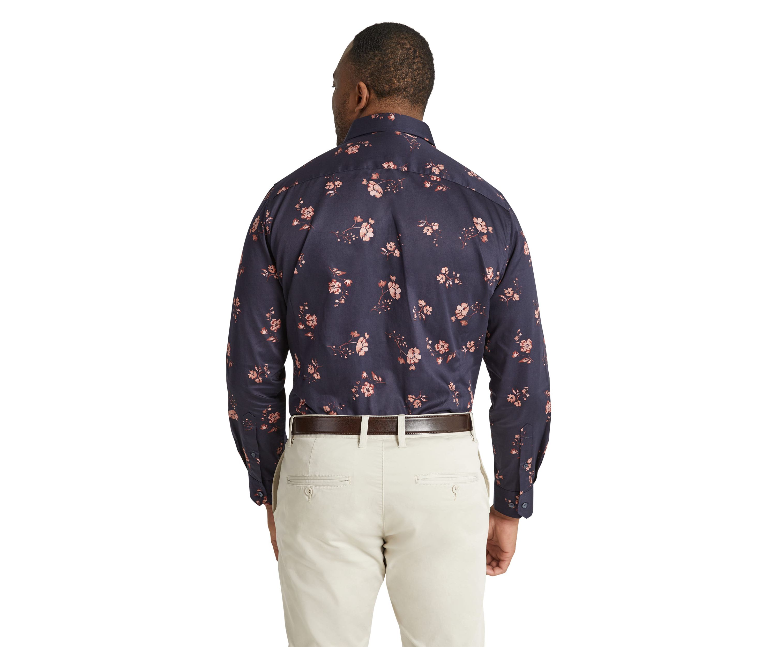 Big & Tall Clayton Floral Print Shirt