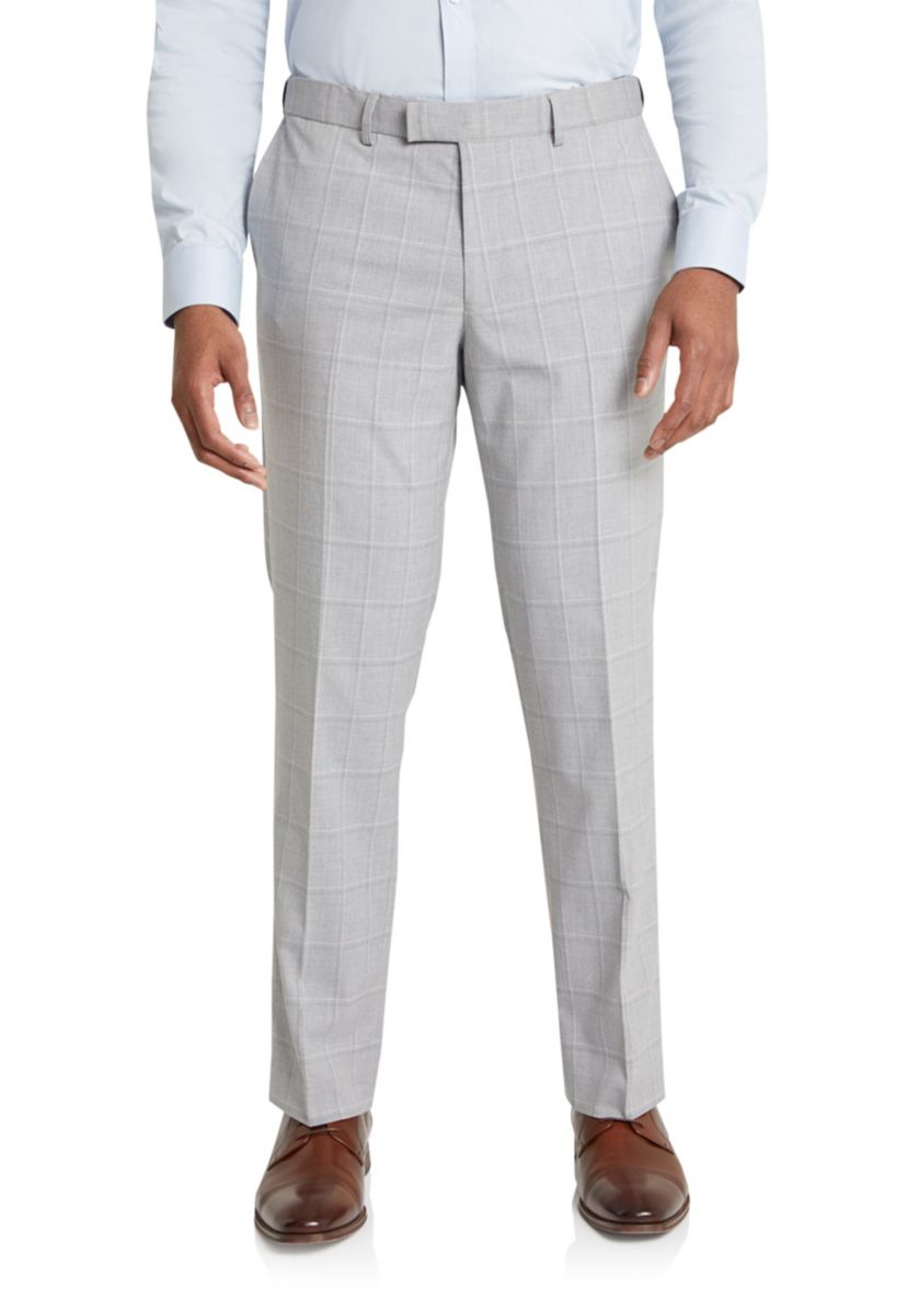Big & Tall Johnny Bigg Mens Cavill Check Dress Pant