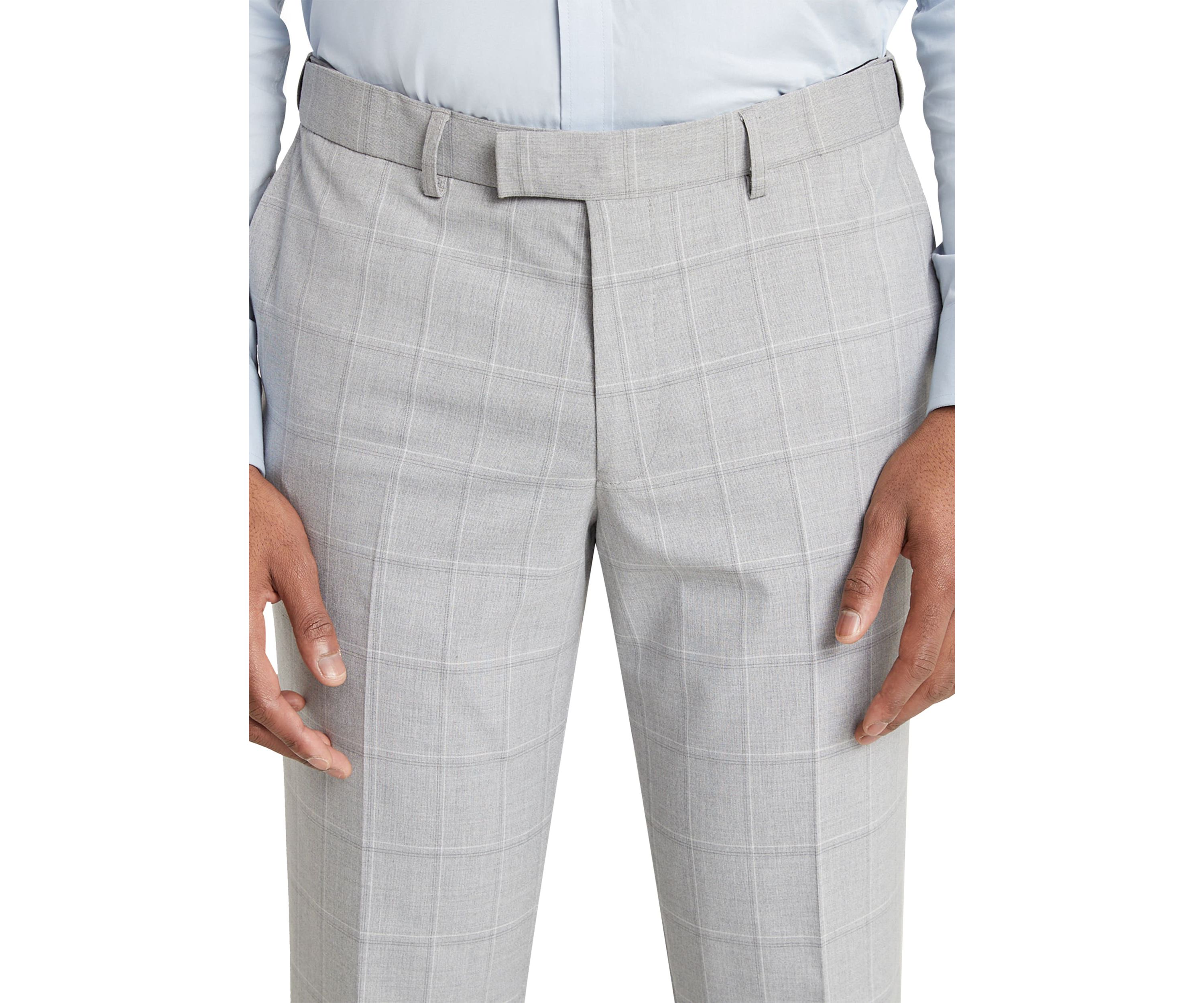 Big & Tall Johnny Bigg Mens Cavill Check Dress Pant