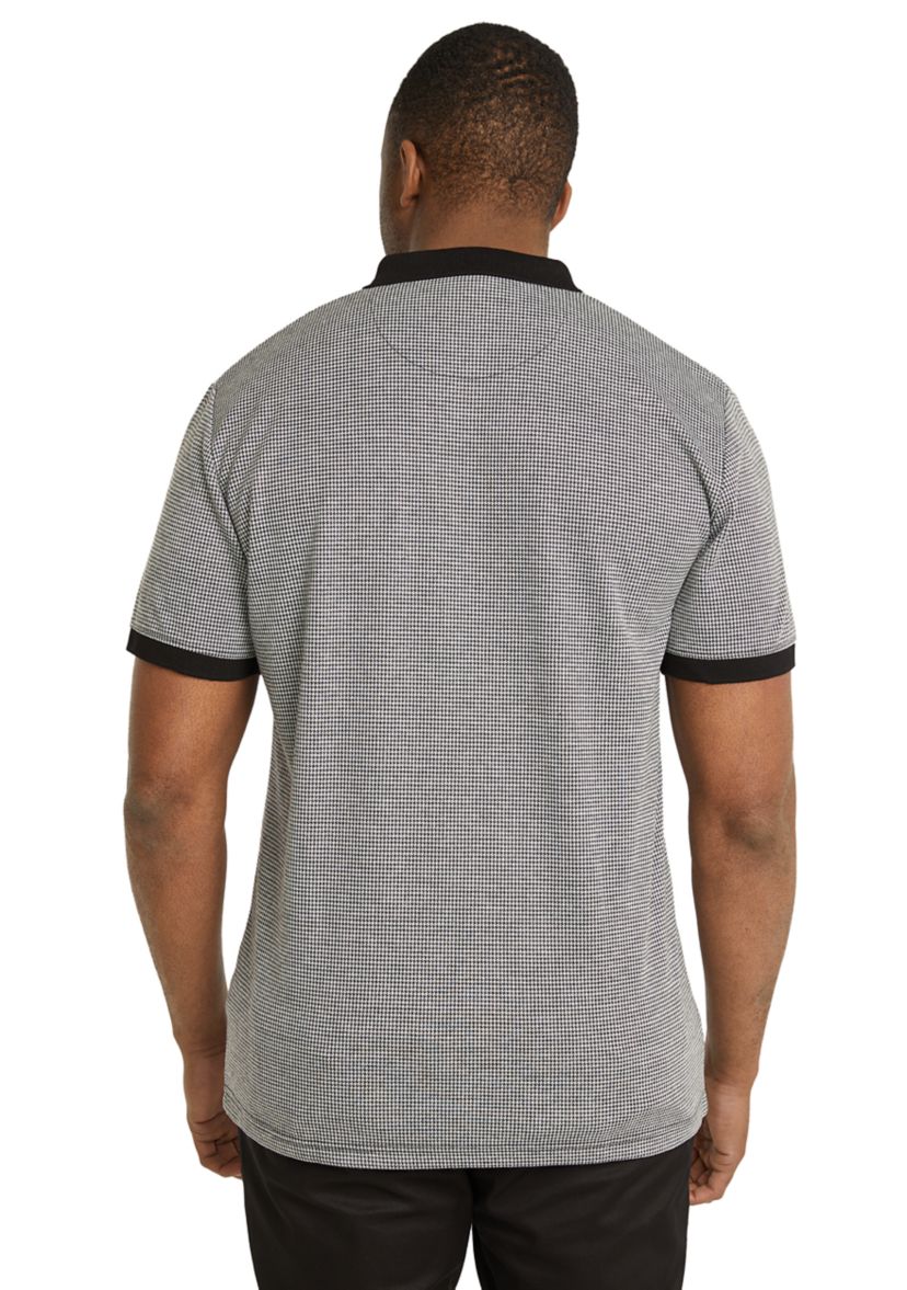 Big & Tall Colby Jacquard Polo Shirt