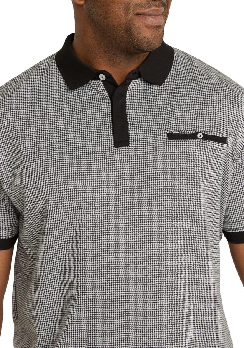 Big & Tall Colby Jacquard Polo Shirt