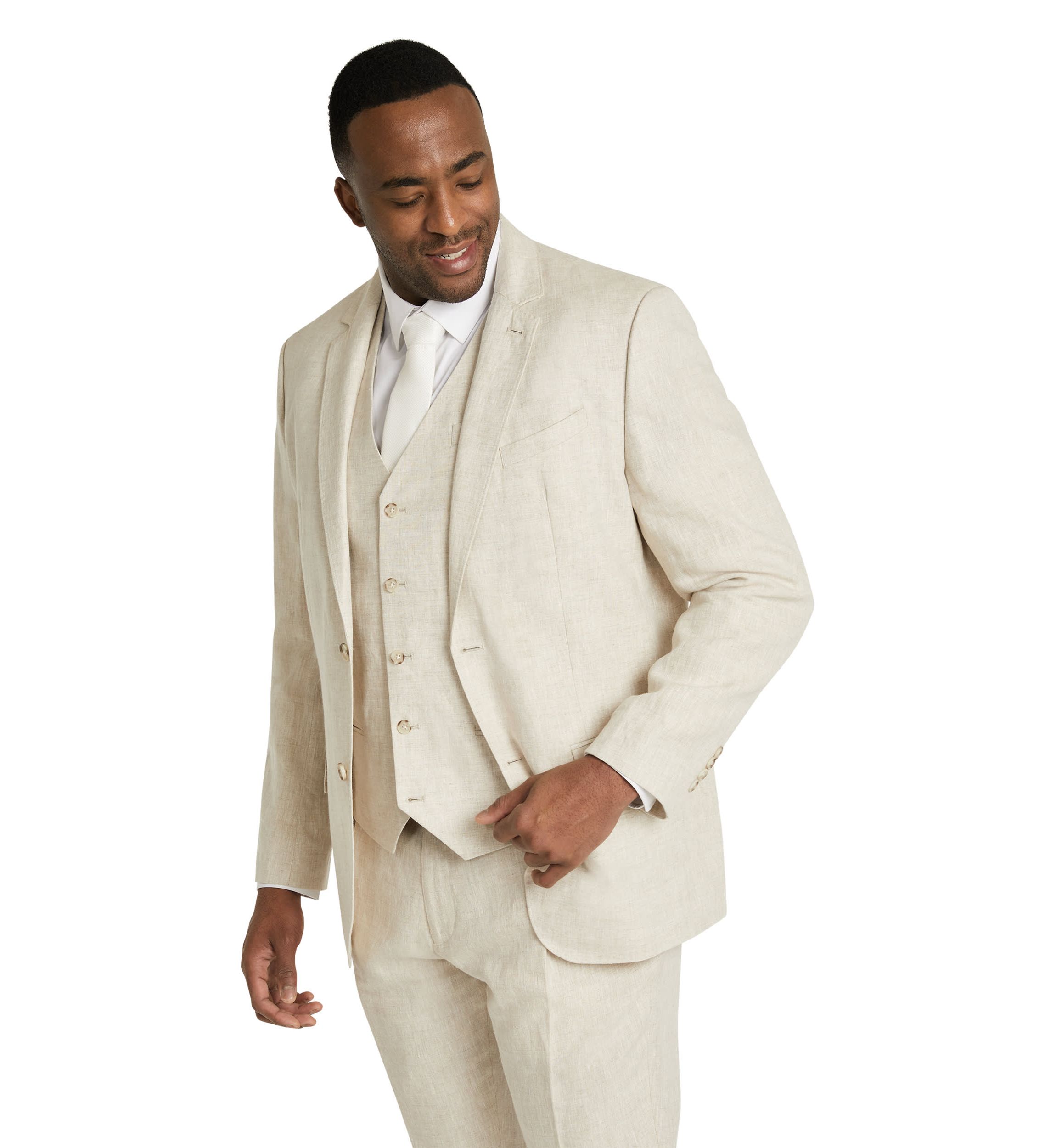 Big & Tall Johnny Bigg Mens Hemsworth Linen Suit Jacket