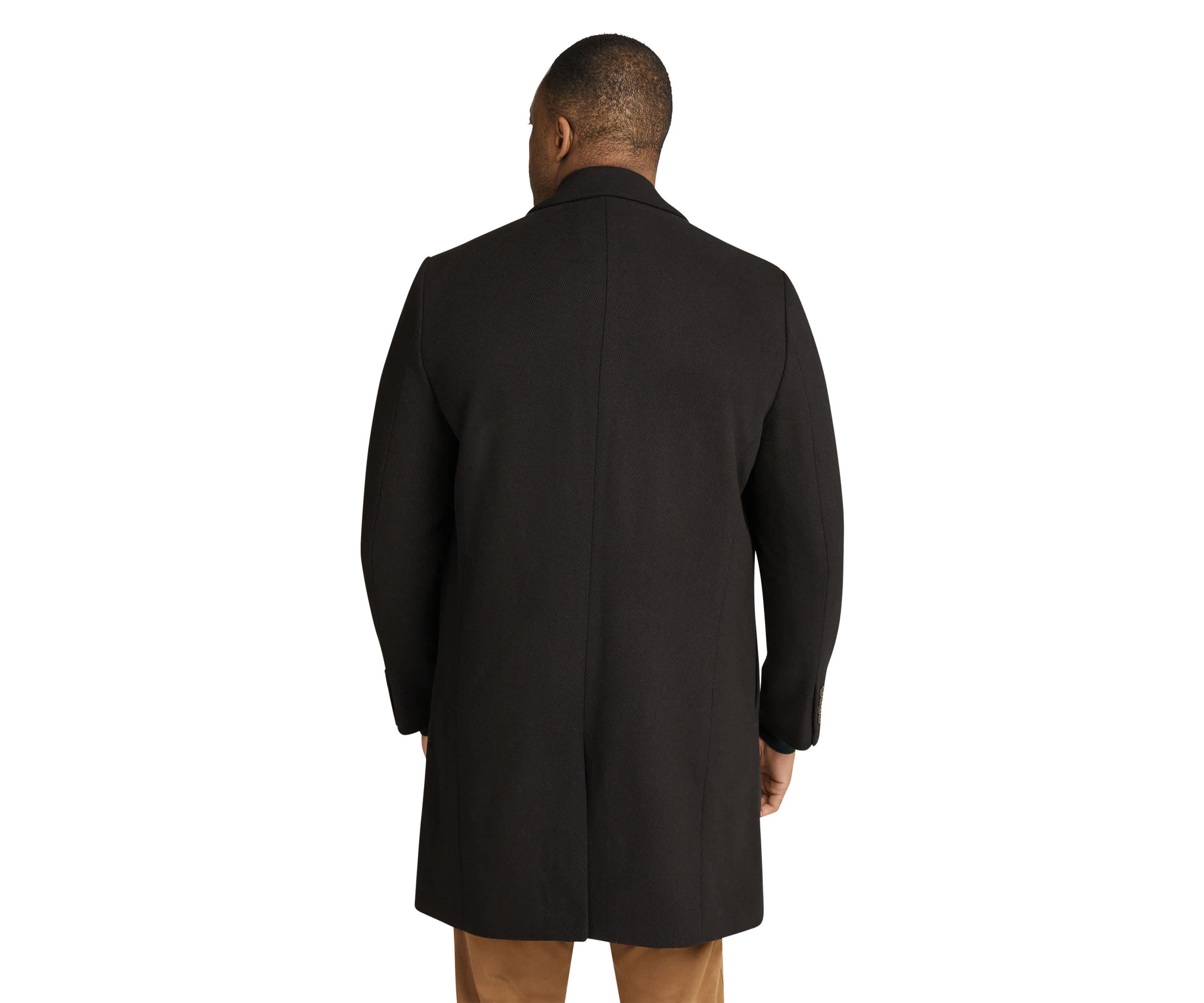 Big & Tall Xavier Wool Blend Overcoat