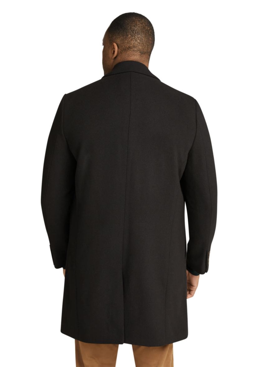 Big & Tall Xavier Wool Blend Overcoat