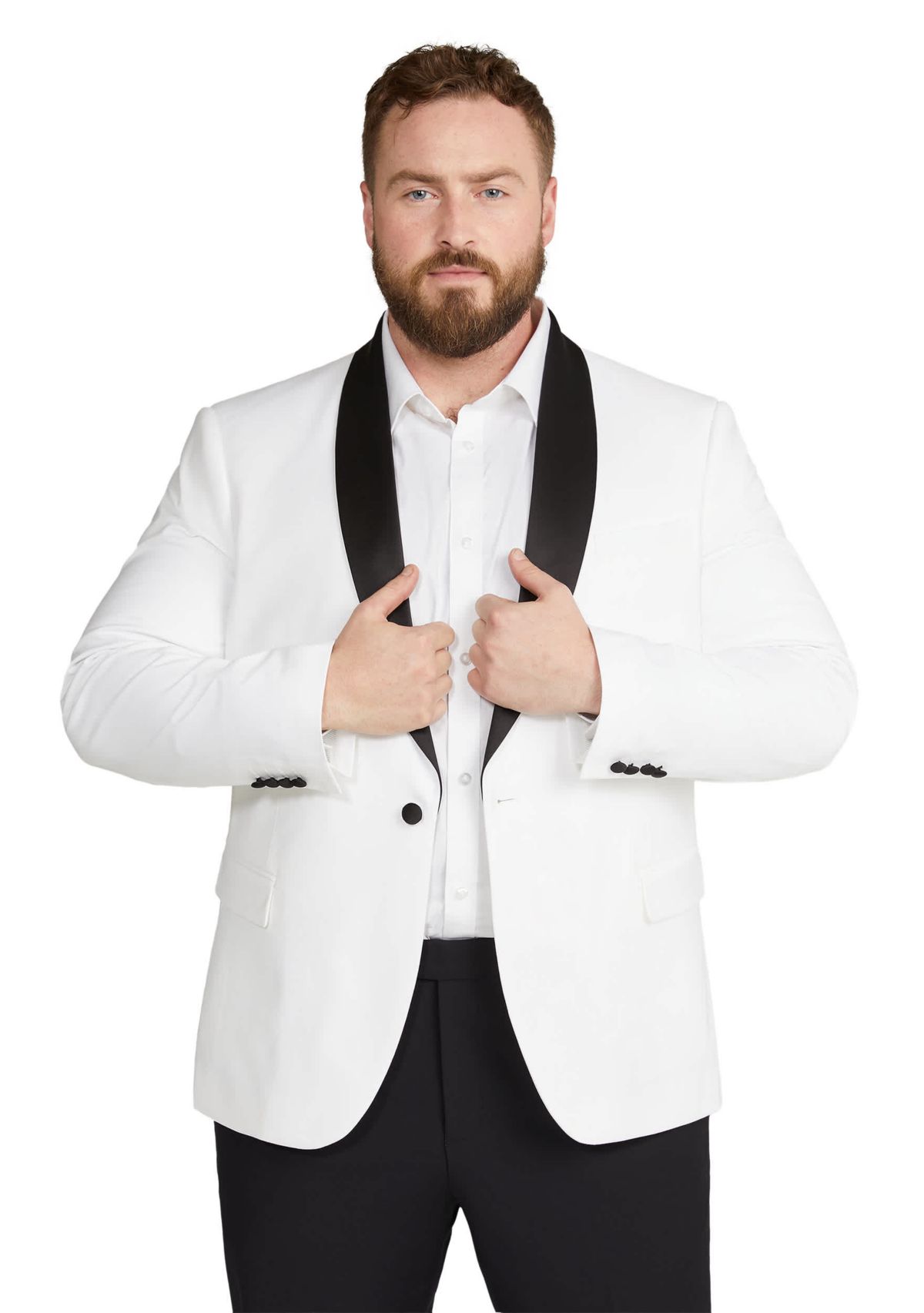 Big & Tall Pierce Tuxedo Suit Jacket