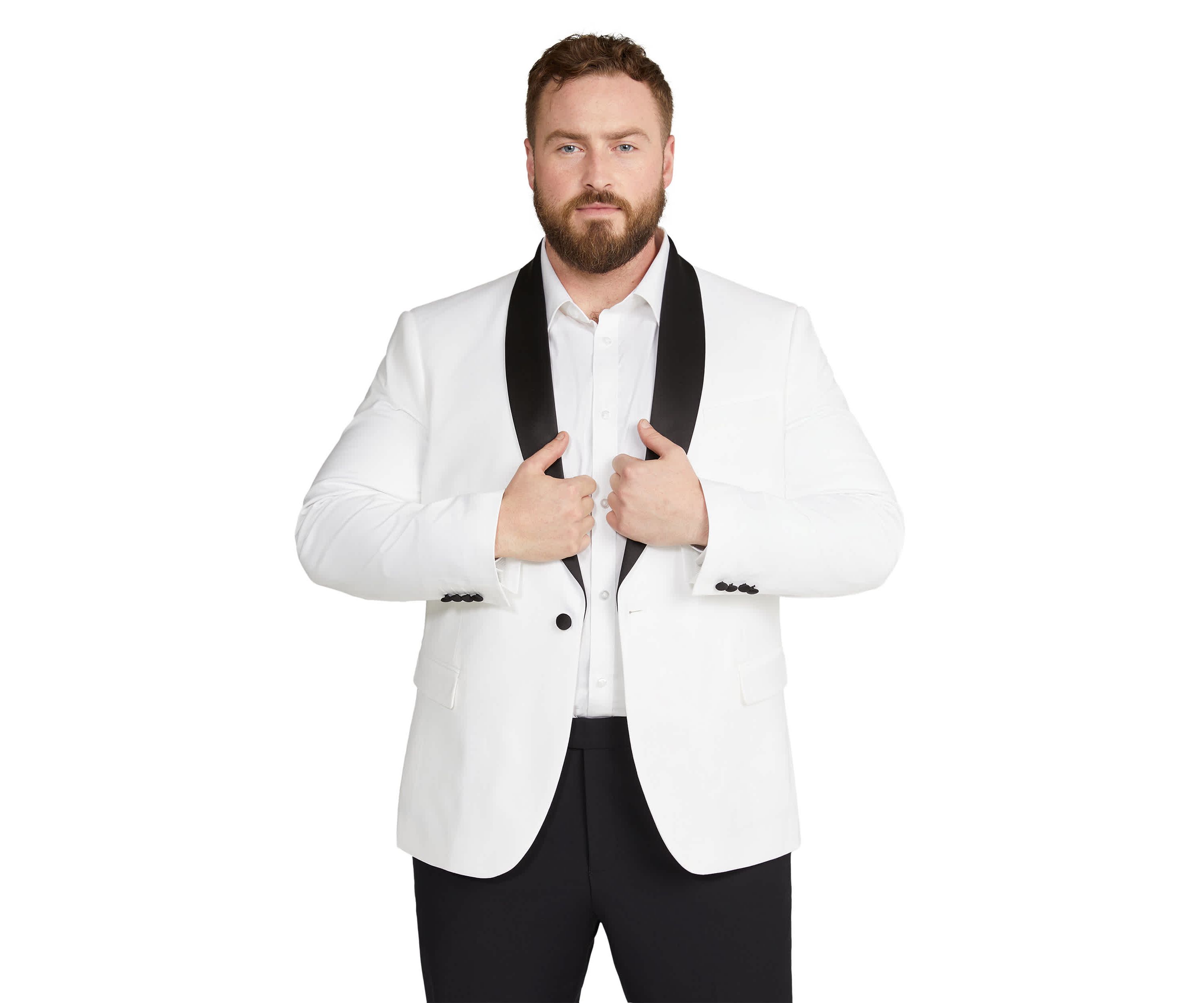 Big & Tall Pierce Tuxedo Suit Jacket