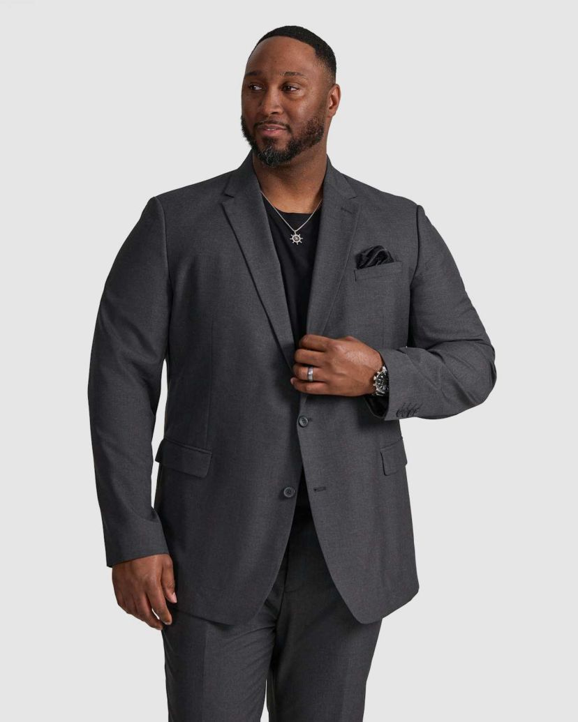 Big & Tall Raymond 2 Button Suit Jacket