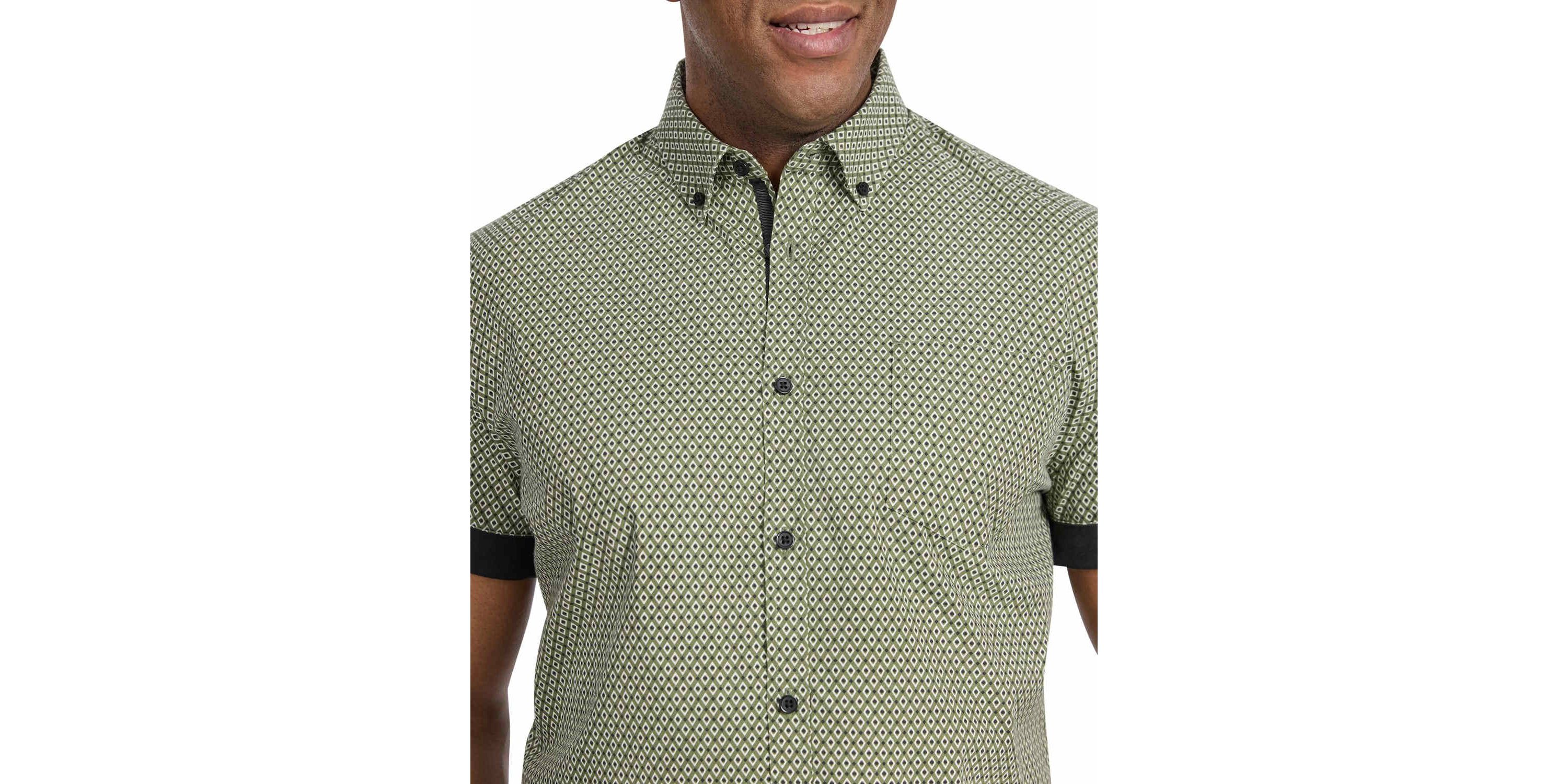 Big & Tall Diamond Stretch Shirt