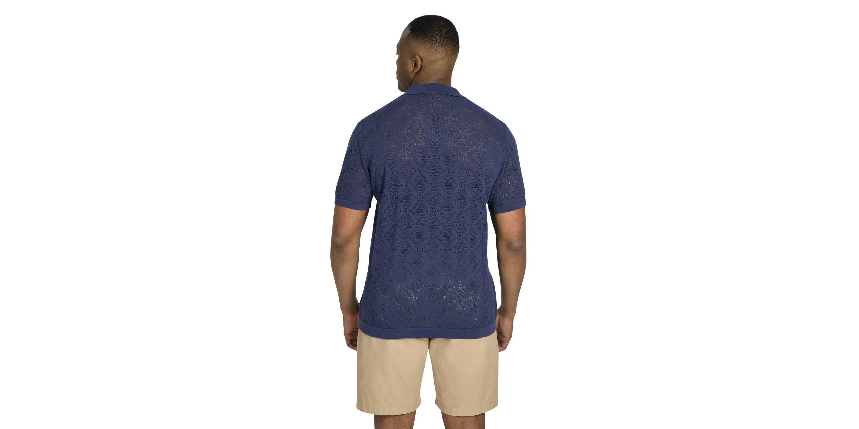 Big & Tall Alfred Relaxed Fit Knit Shirt