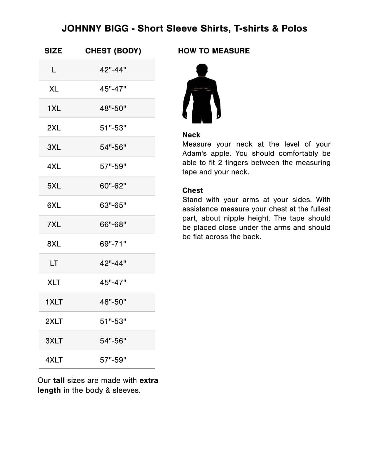 Big & Tall Johnny Bigg Byron Crew Neck Tee