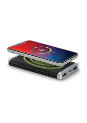 Leather Wireless Charging Power Bank