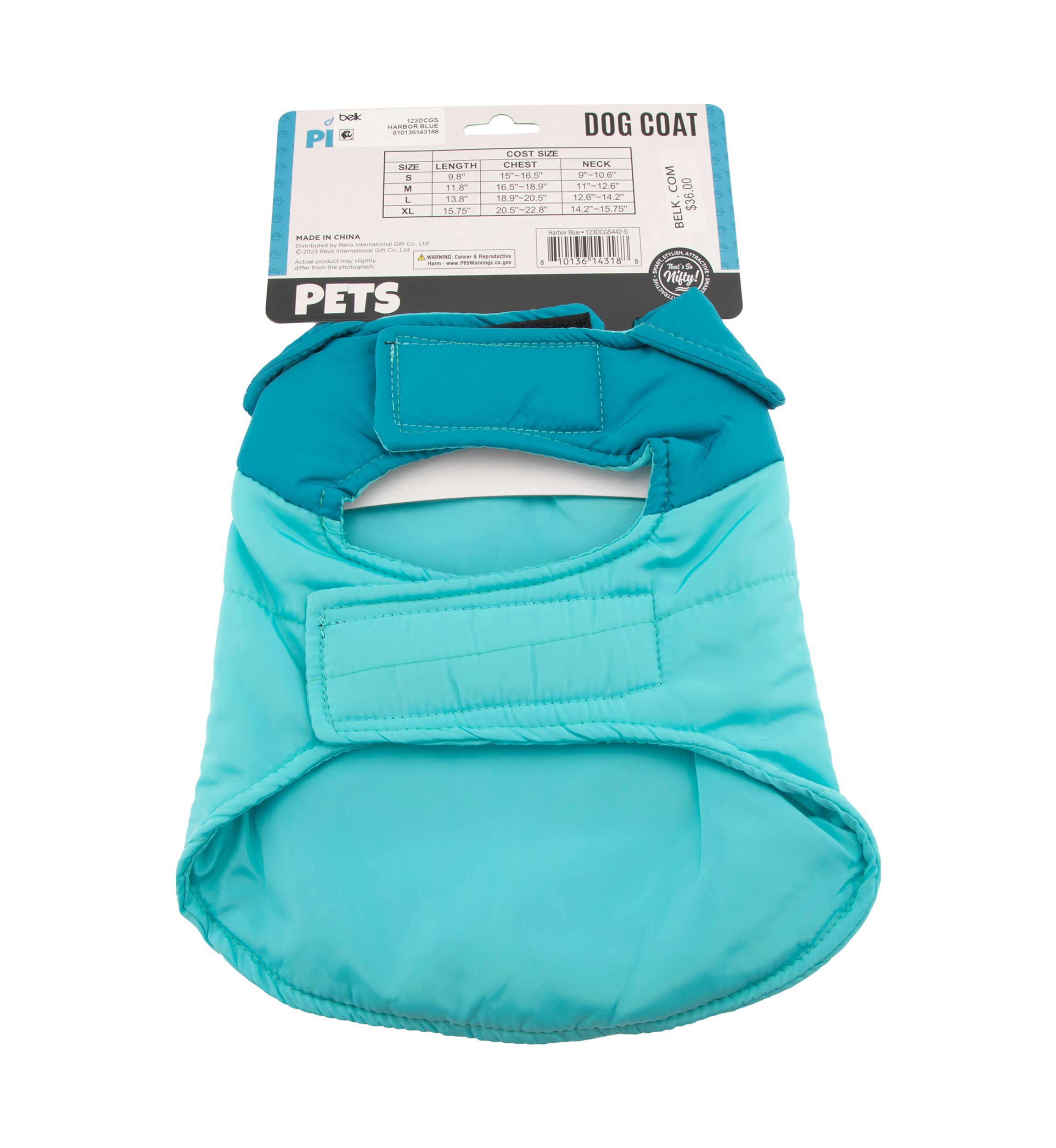 Color Block Dog Coat