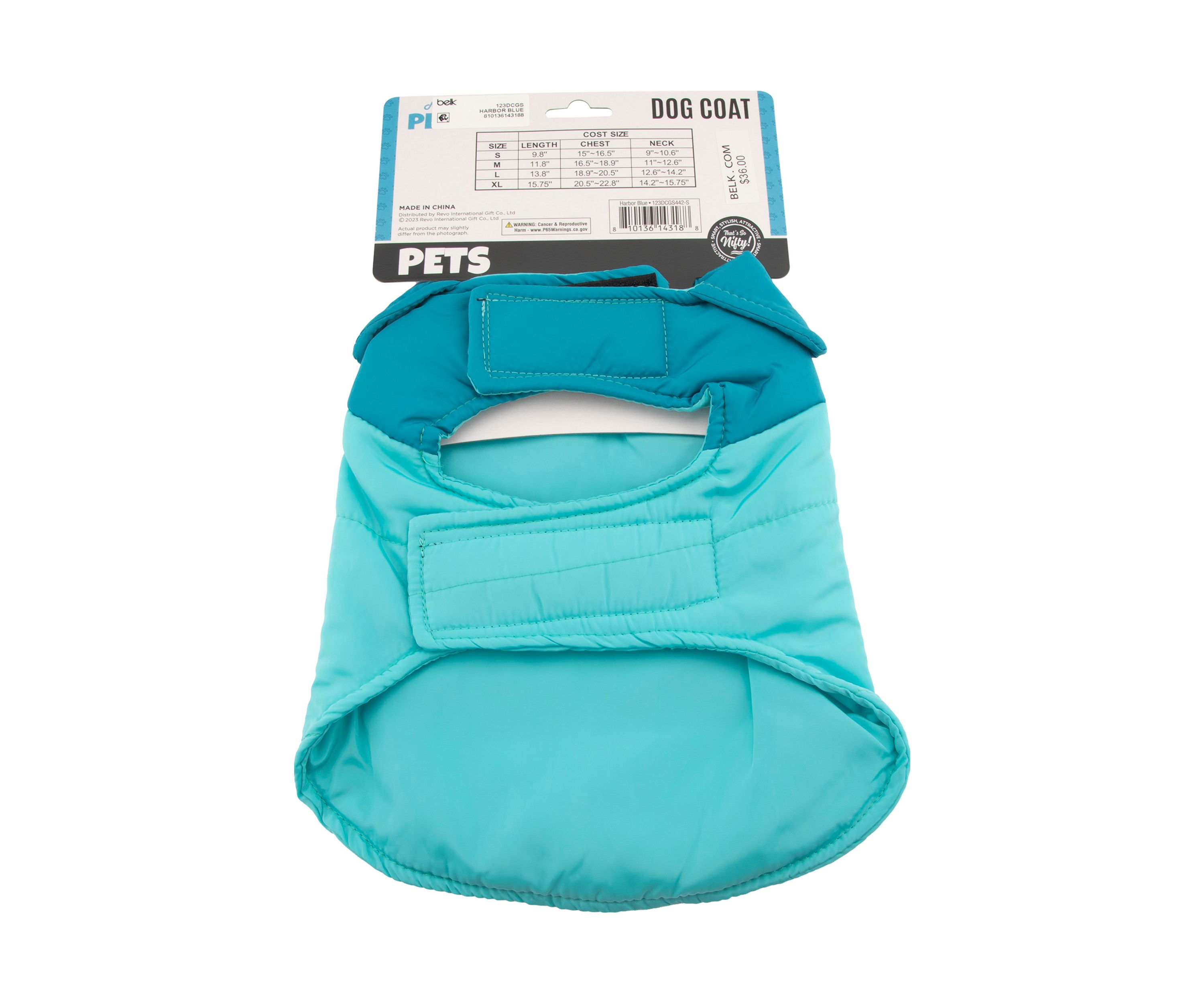 Color Block Dog Coat