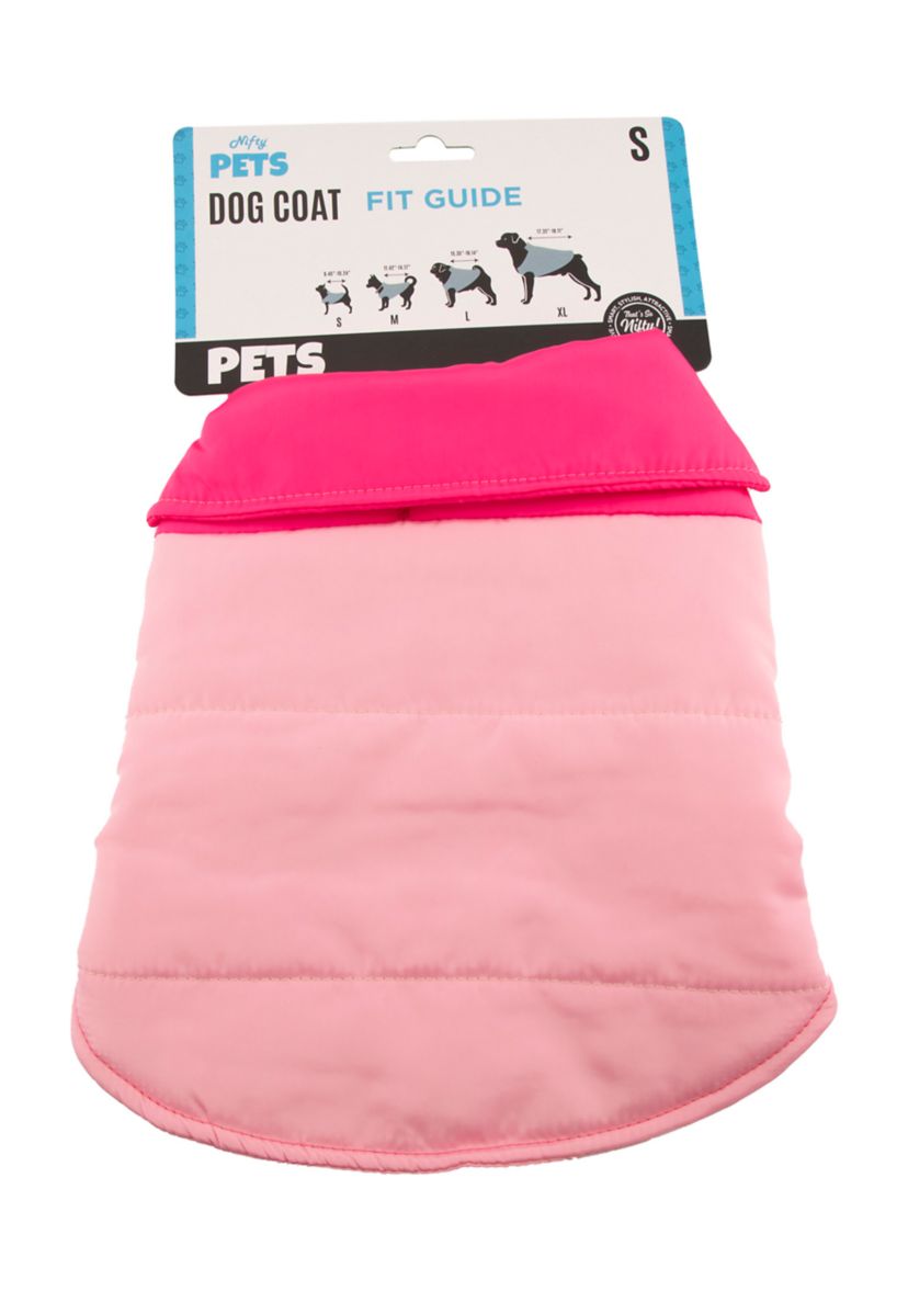 Color Block Dog Coat
