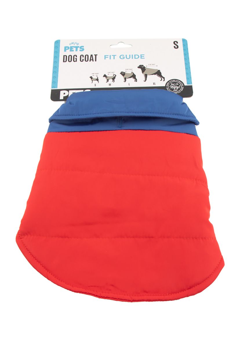 Color Block Dog Coat