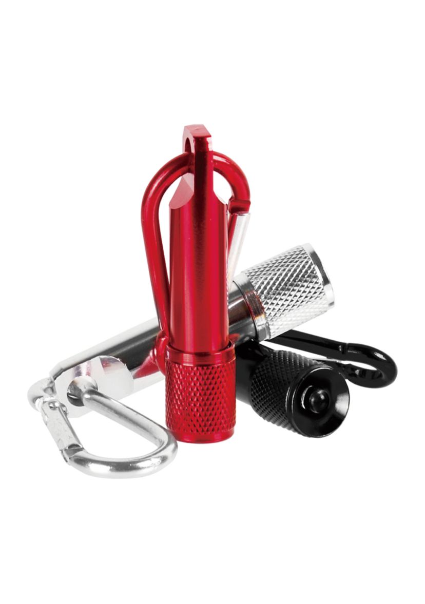Carabiner Clip Flashlights - 3 Pack