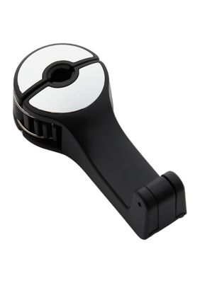 Dirty Dog Garage Men's Car Headrest Hidden Hook with Phone Holder, Black