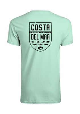 Costa Del Mar Men's Short Sleeve Species Shield Graphic T-Shirt, Large