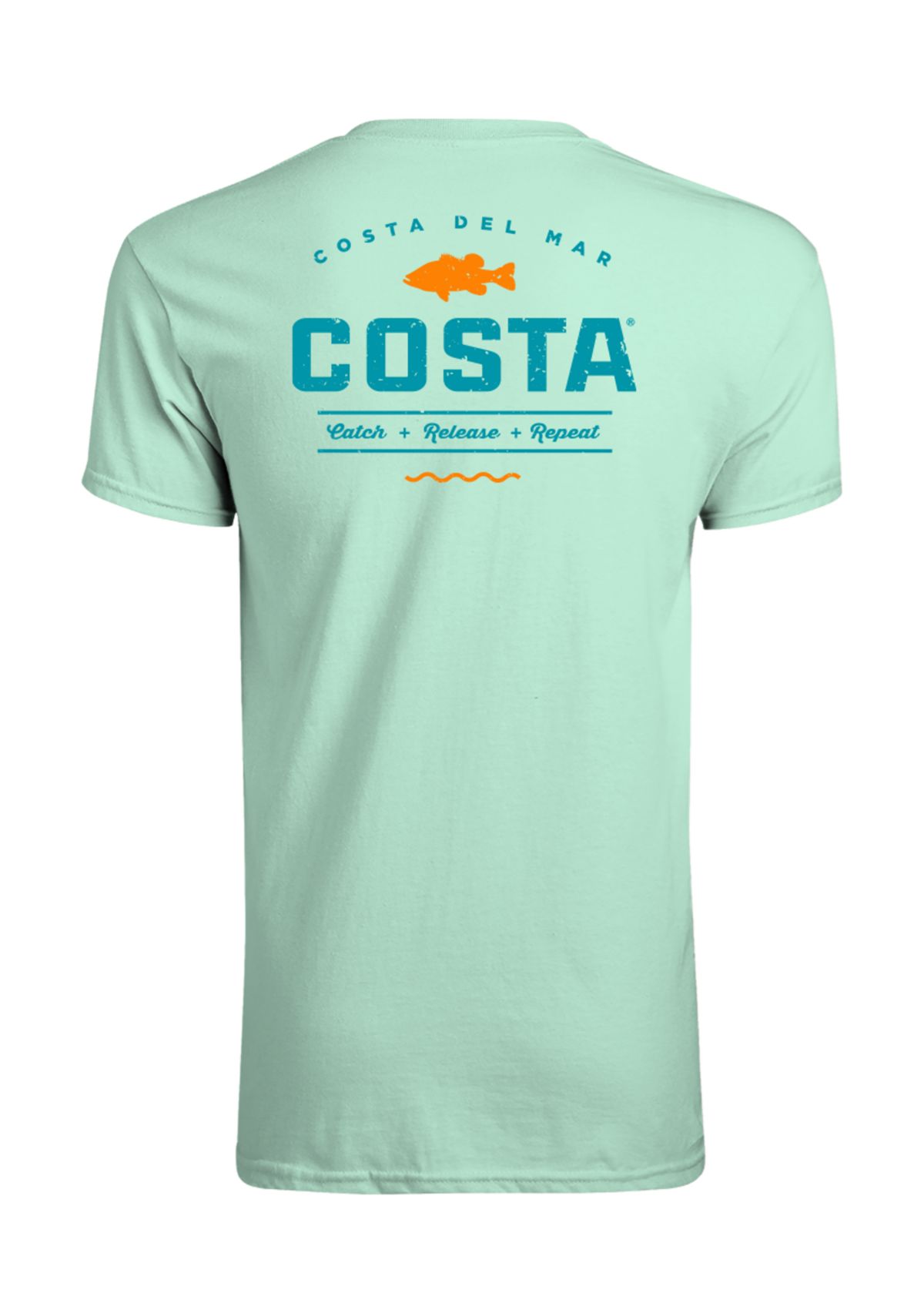 Mens Short Sleeve Topwater Graphic T-Shirt