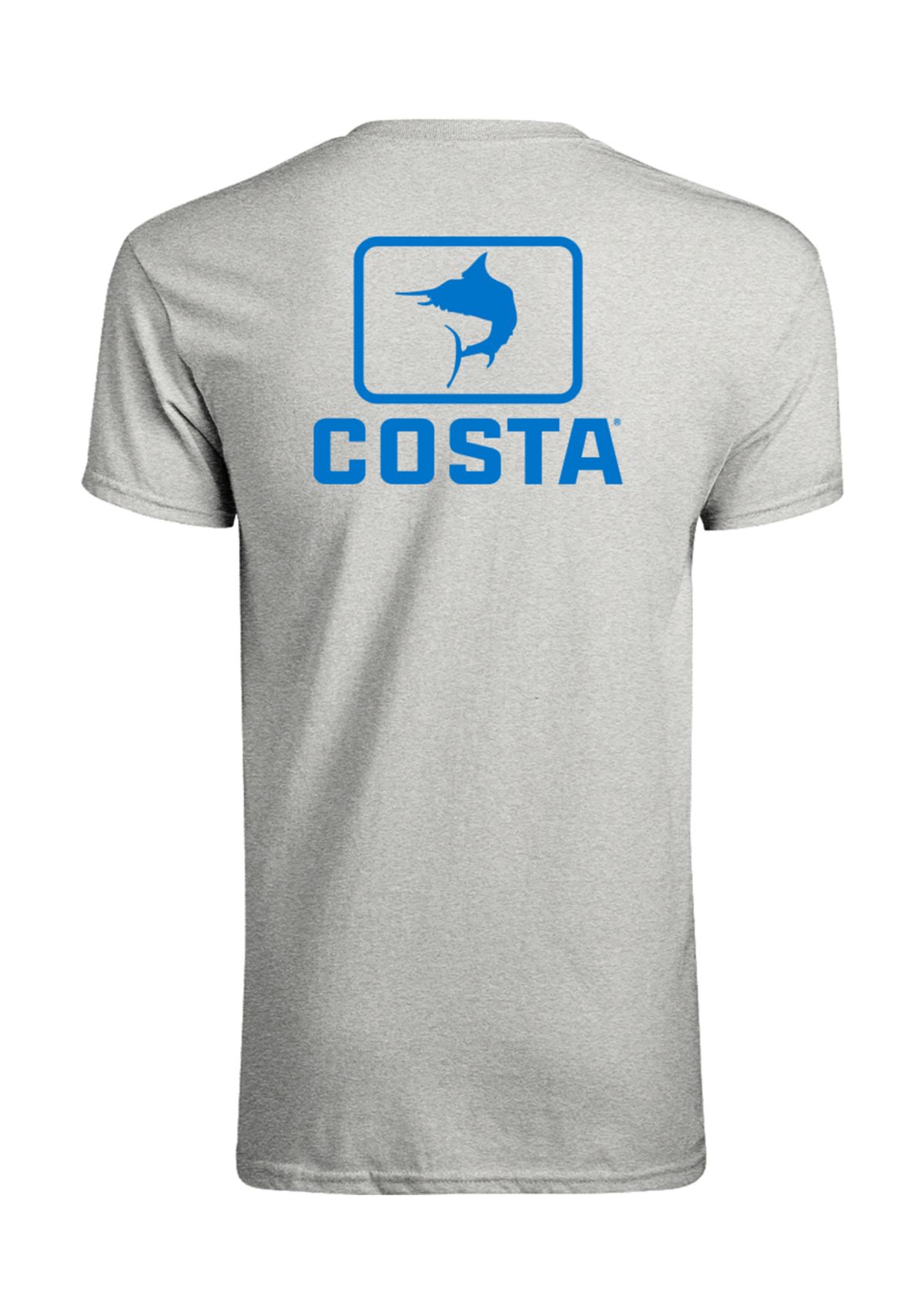 Mens Short Sleeve Emblem Marlin Graphic T-Shirt