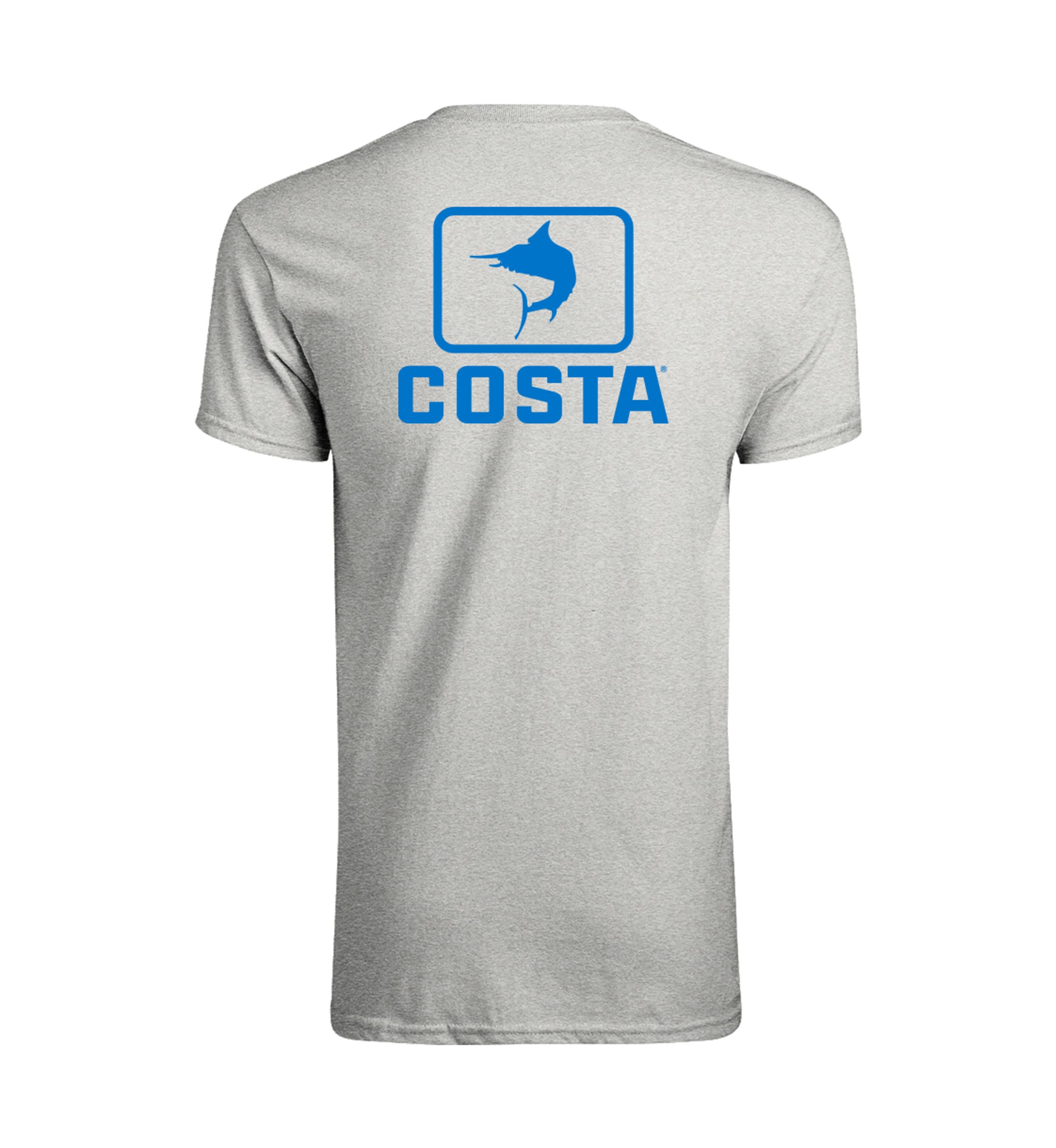 Mens Short Sleeve Emblem Marlin Graphic T-Shirt