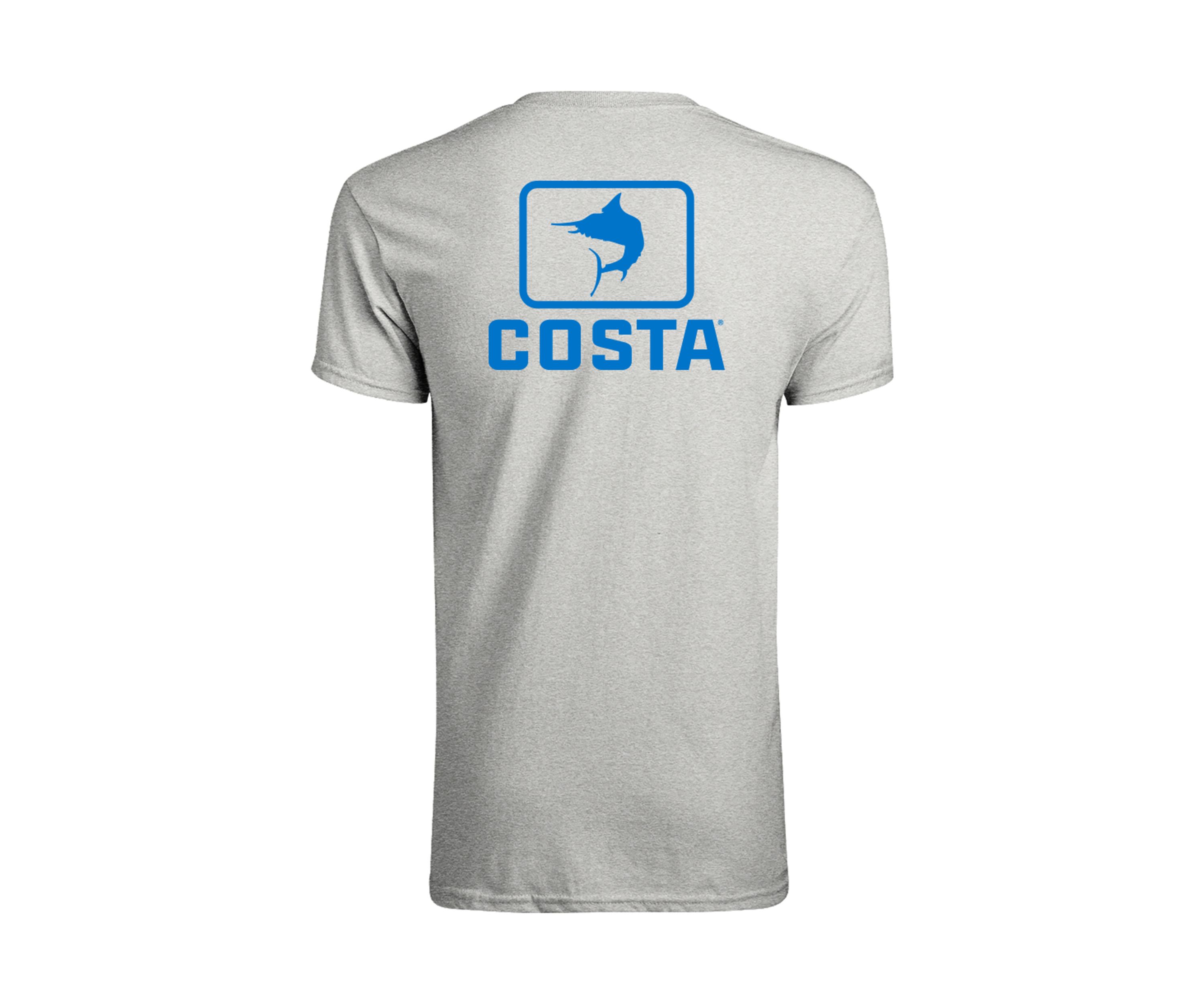 Mens Short Sleeve Emblem Marlin Graphic T-Shirt