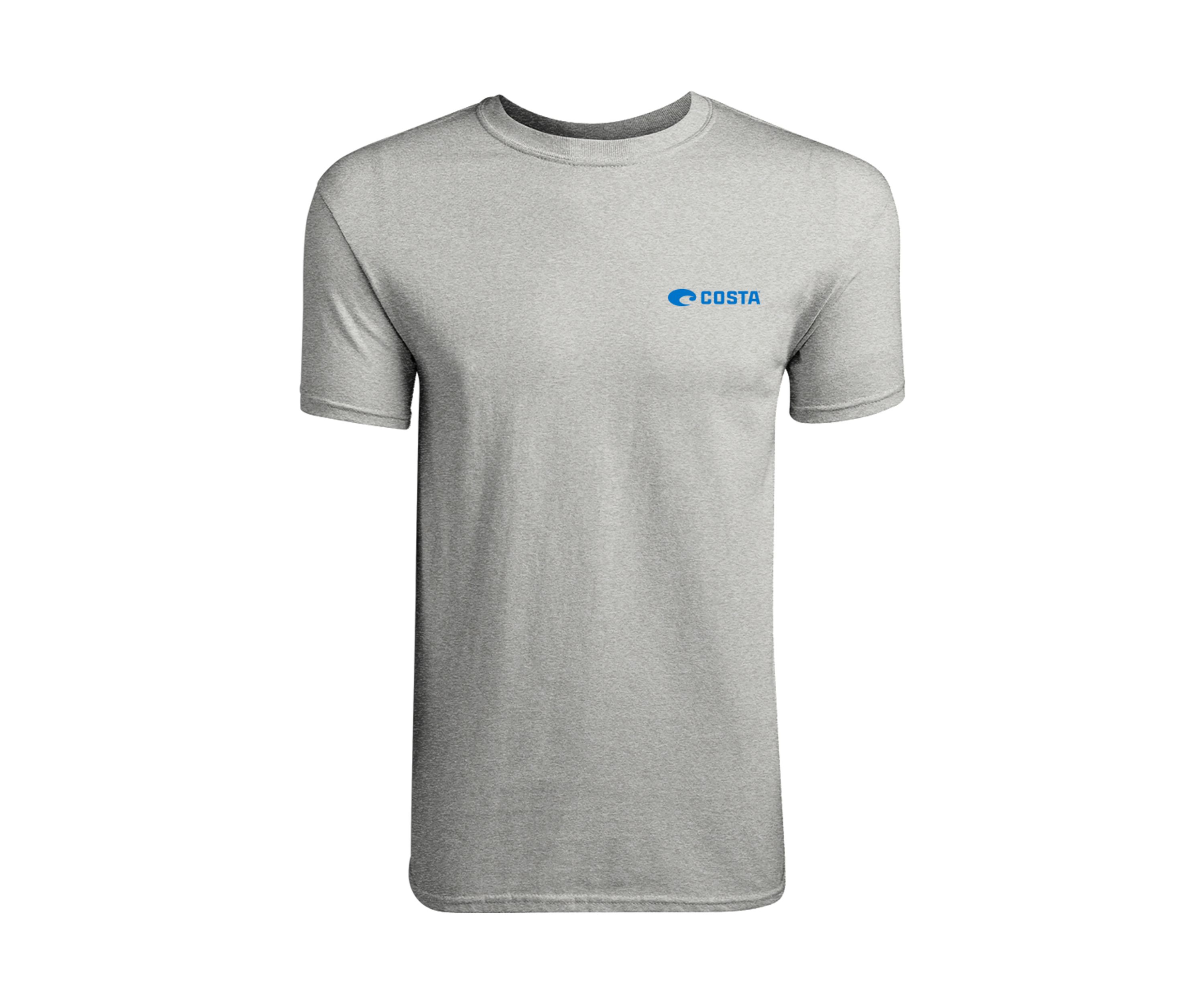 Mens Short Sleeve Emblem Marlin Graphic T-Shirt