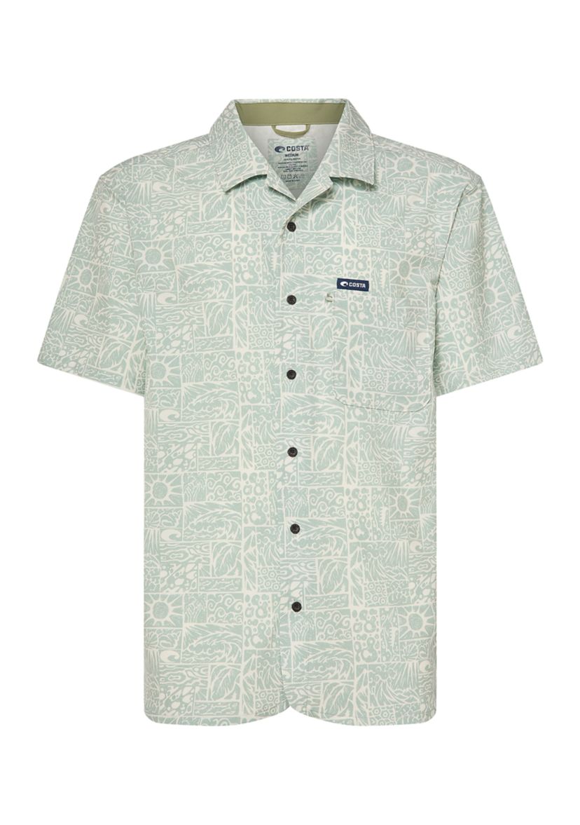 Mens Camp Tech Woven Printed Shirt