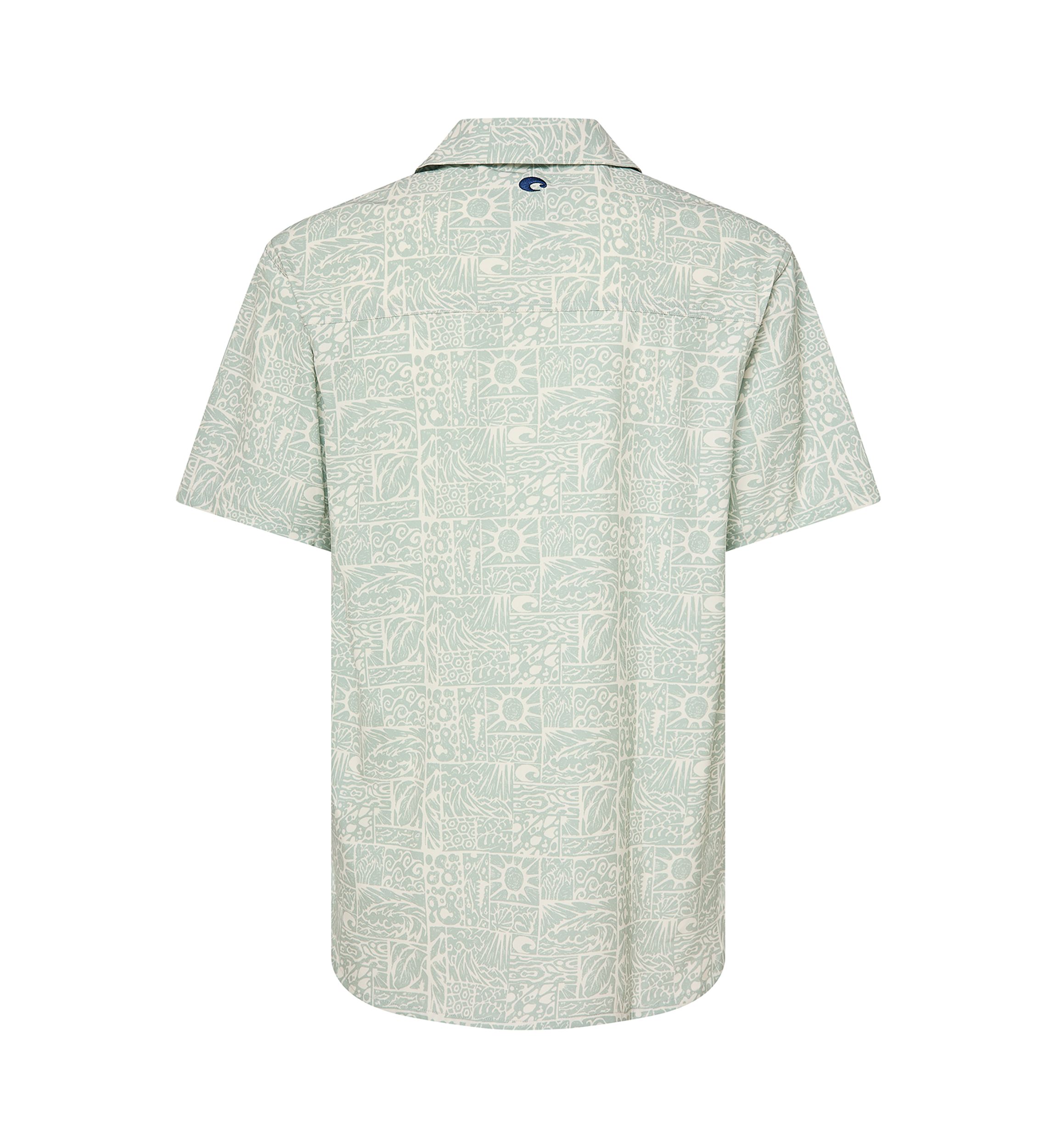 Mens Camp Tech Woven Printed Shirt