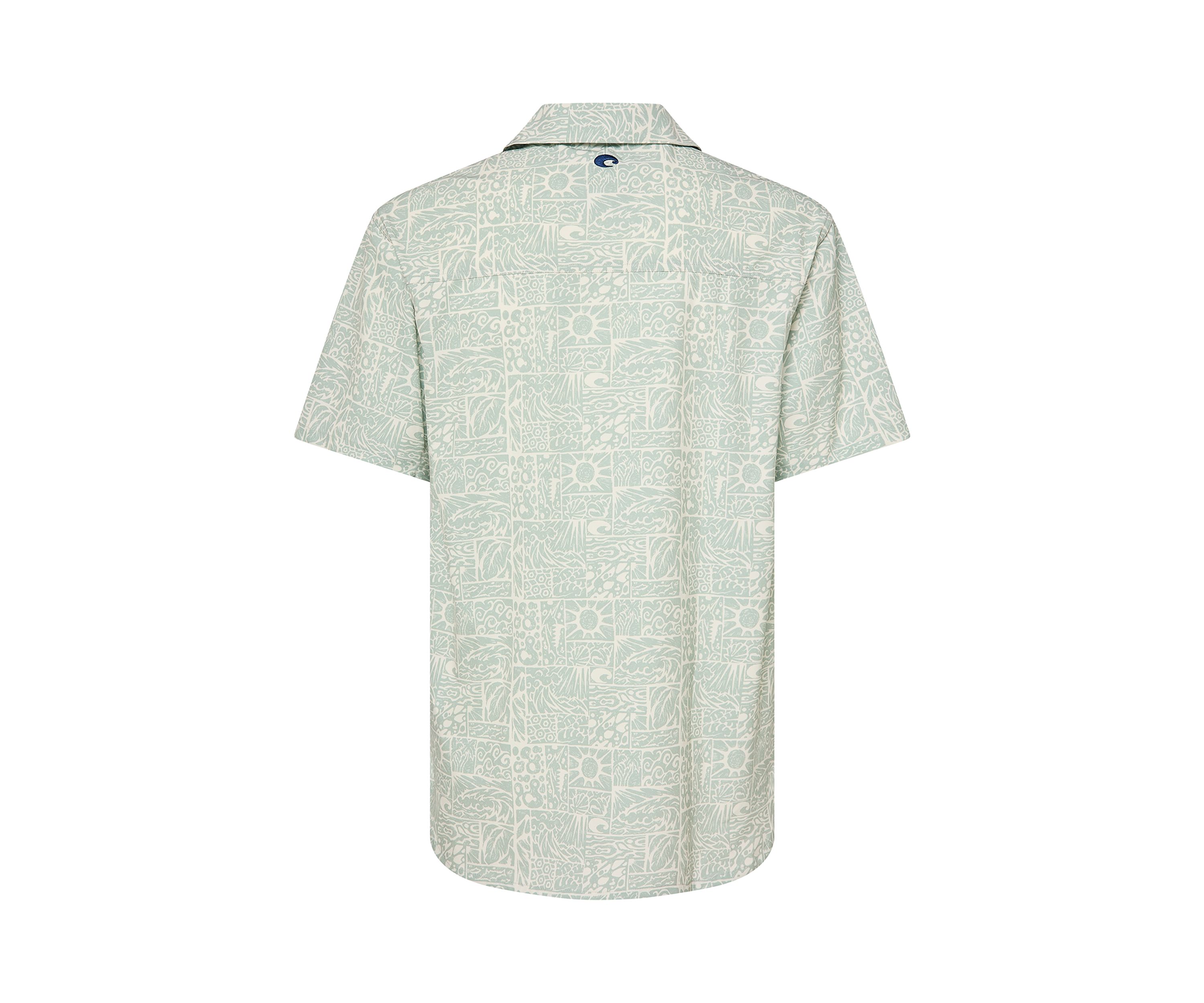Mens Camp Tech Woven Printed Shirt