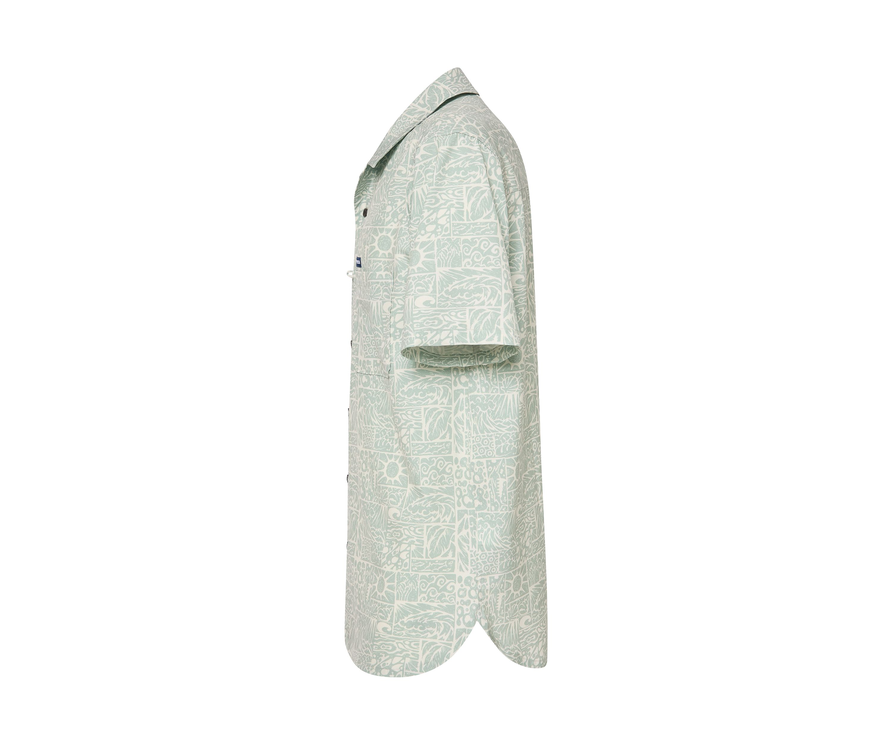 Mens Camp Tech Woven Printed Shirt