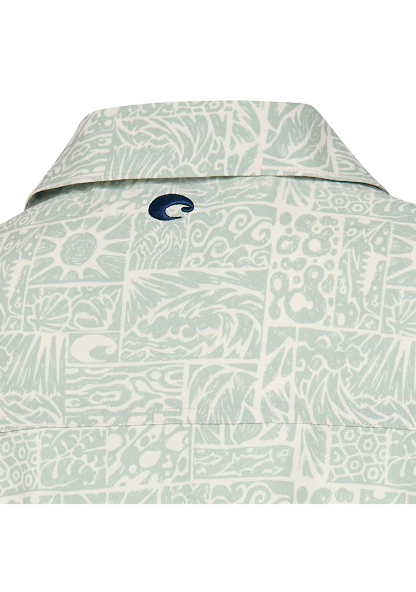 Mens Camp Tech Woven Printed Shirt